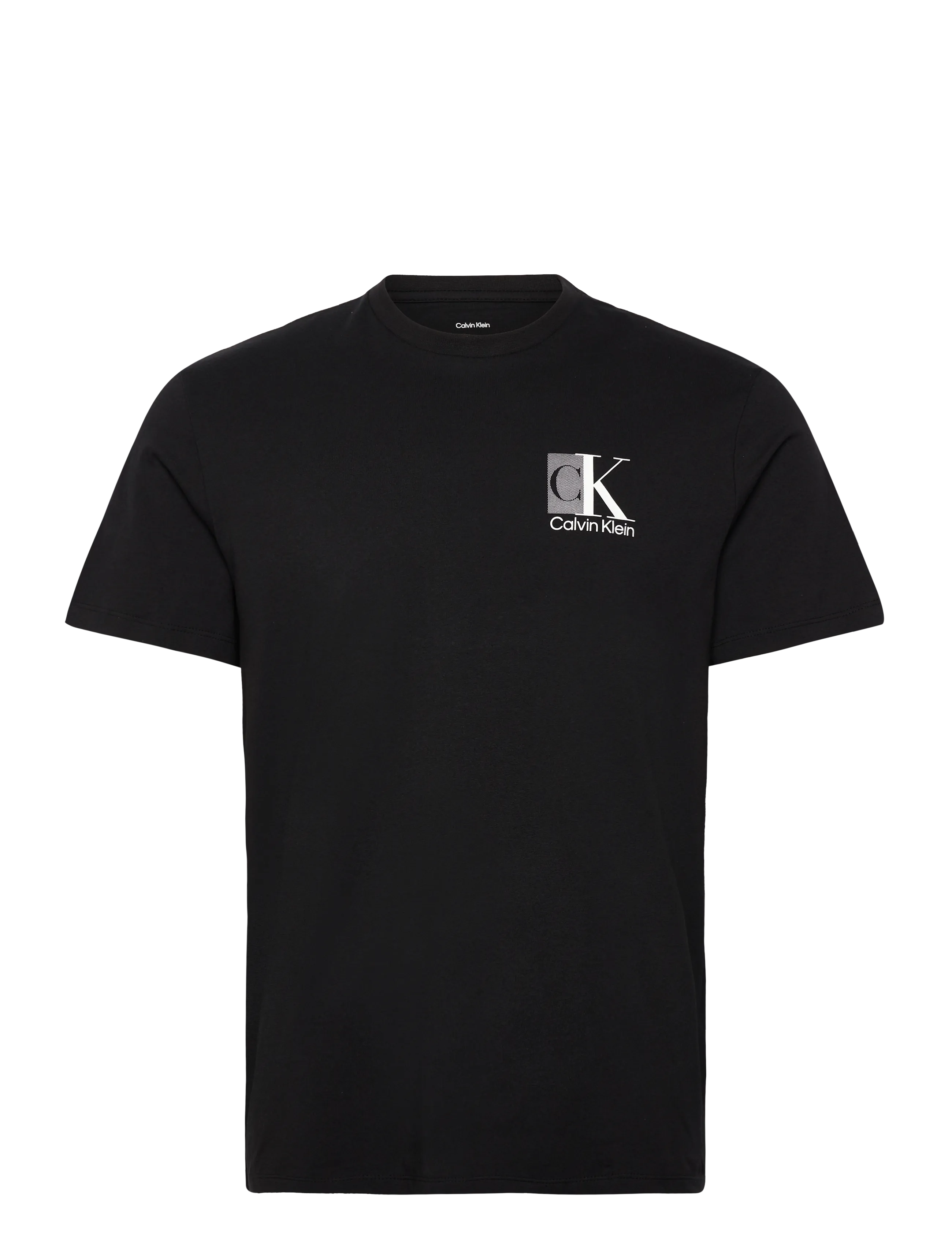 Calvin Klein SS 30s EU SP CK ABSTRACT GRAPHIC - T-shirts - BLACK / black