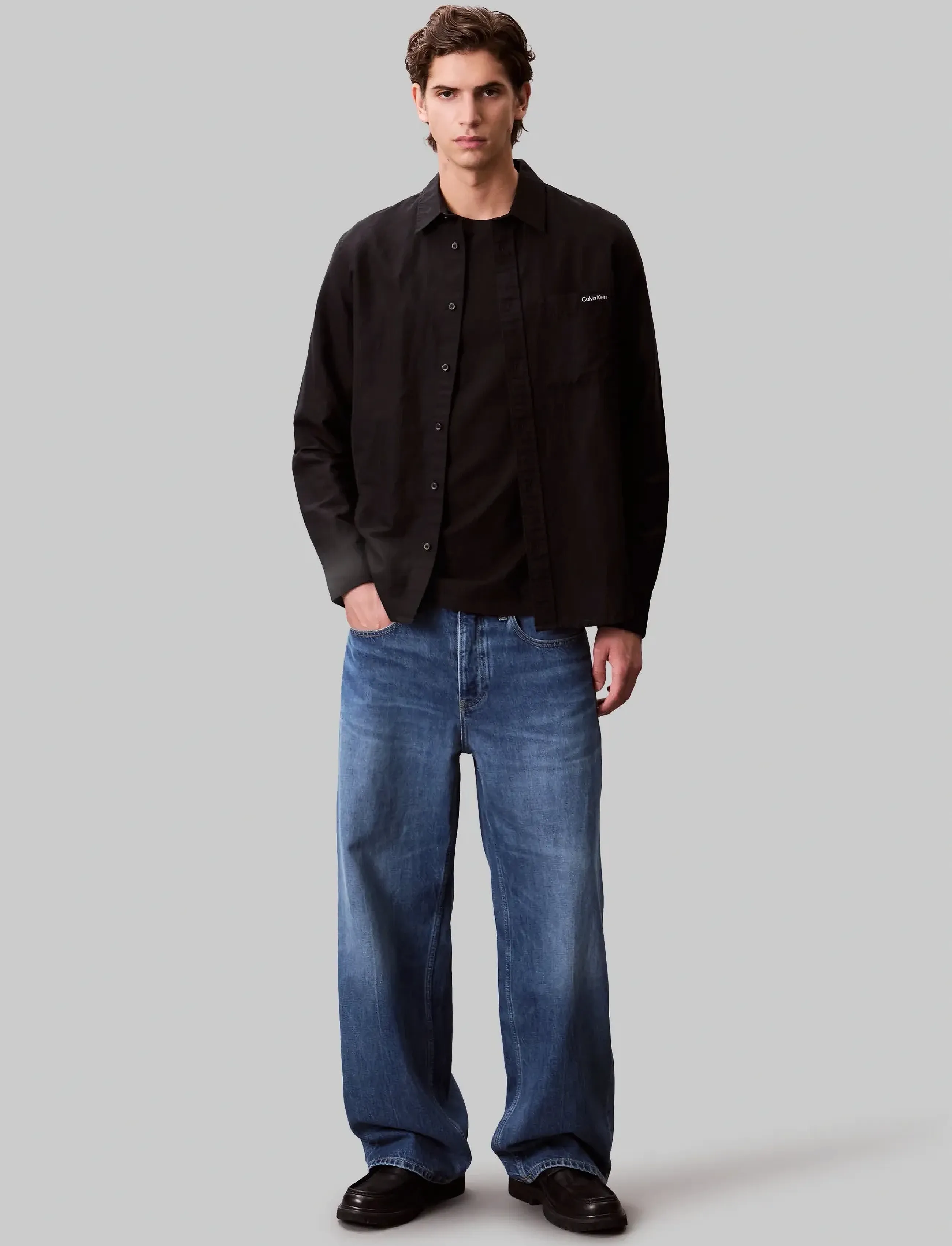 Calvin Klein - SS 30s EU SP CK ABSTRACT GRAPHIC - lühikeste varrukatega t-särgid - black - 2