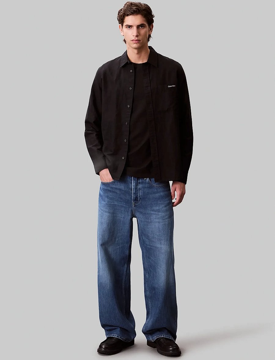 Calvin Klein - SS 30s EU SP CK ABSTRACT GRAPHIC - lühikeste varrukatega t-särgid - black - 2