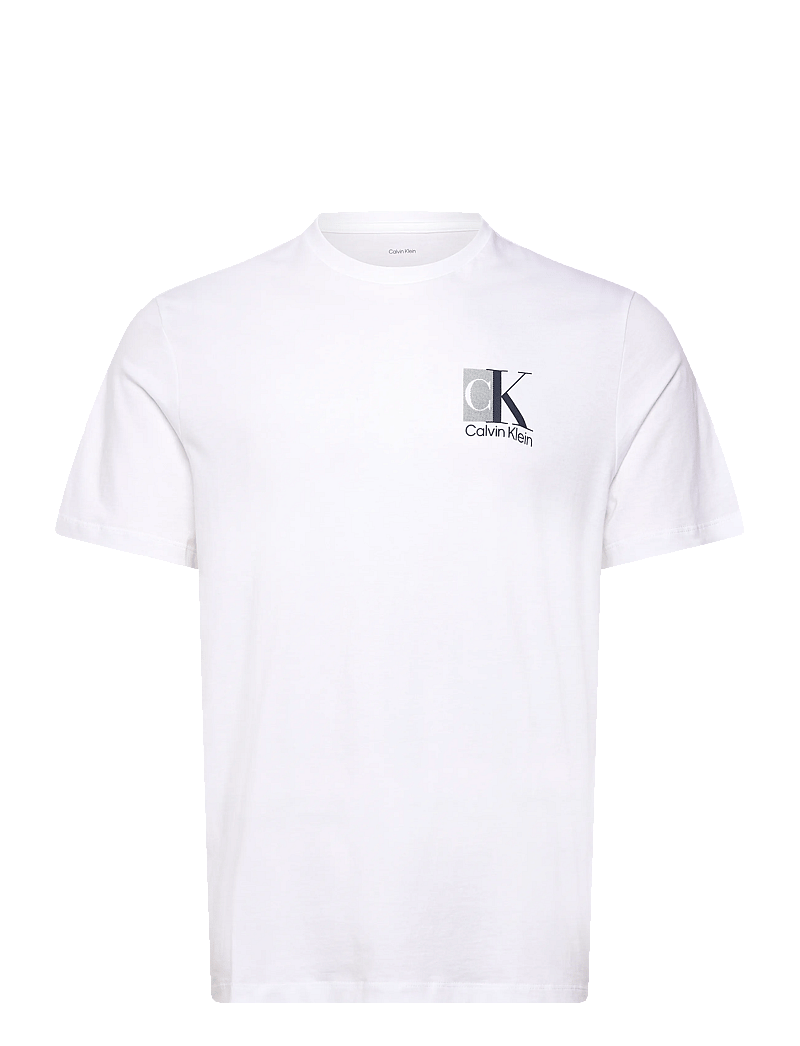 Calvin Klein - SS 30s EU SP CK ABSTRACT GRAPHIC - lühikeste varrukatega t-särgid - bright white - 1
