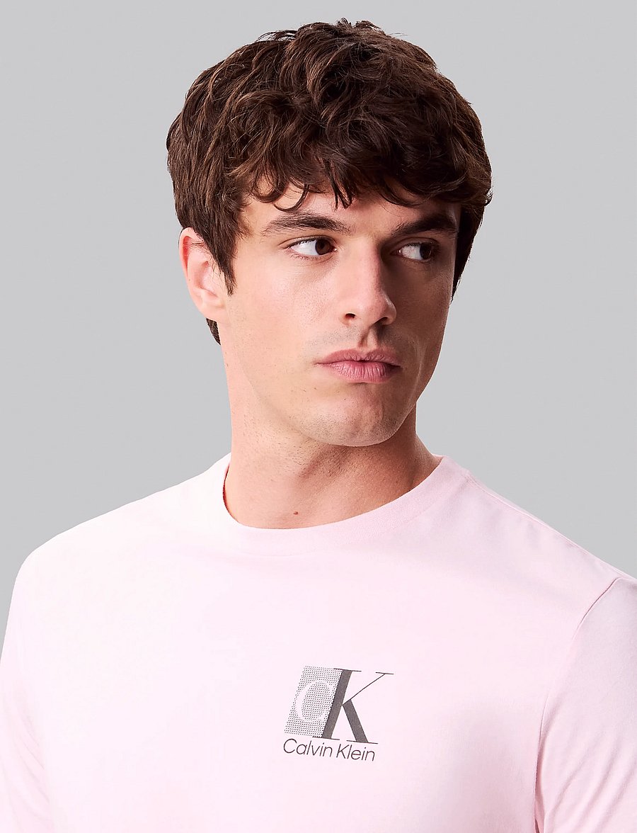 Calvin Klein - SS 30s EU SP CK ABSTRACT GRAPHIC - lühikeste varrukatega t-särgid - bright white - 4