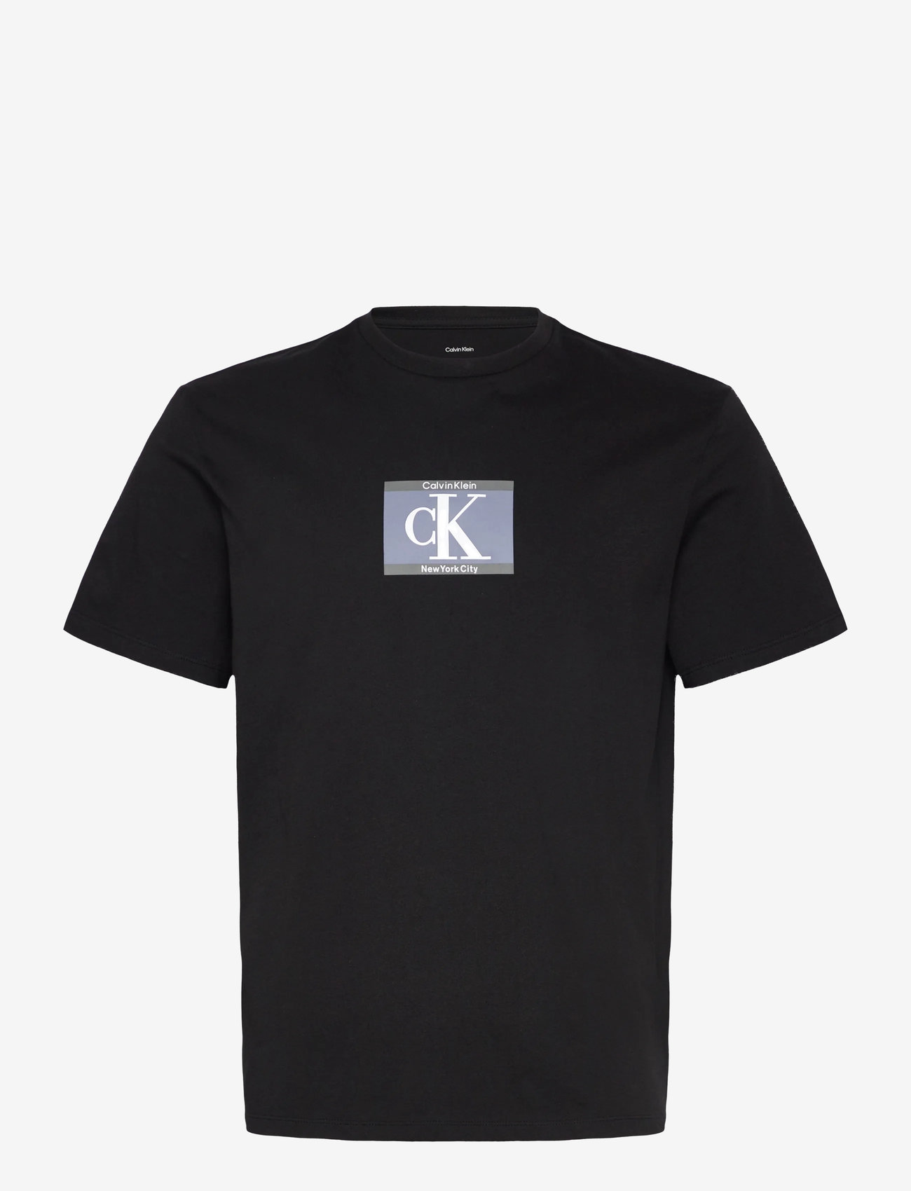 Calvin Klein - SS 30s EU SP CK BOX TAPE GRAPHIC - lühikeste varrukatega t-särgid - black - 1