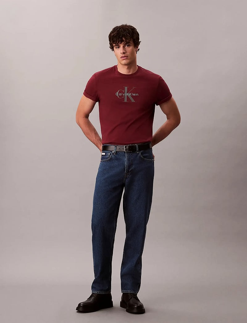 Calvin Klein - 5PKT 90S TAPER HARBOUR BLUE JEAN - tapered jeans - harbour blue - 0