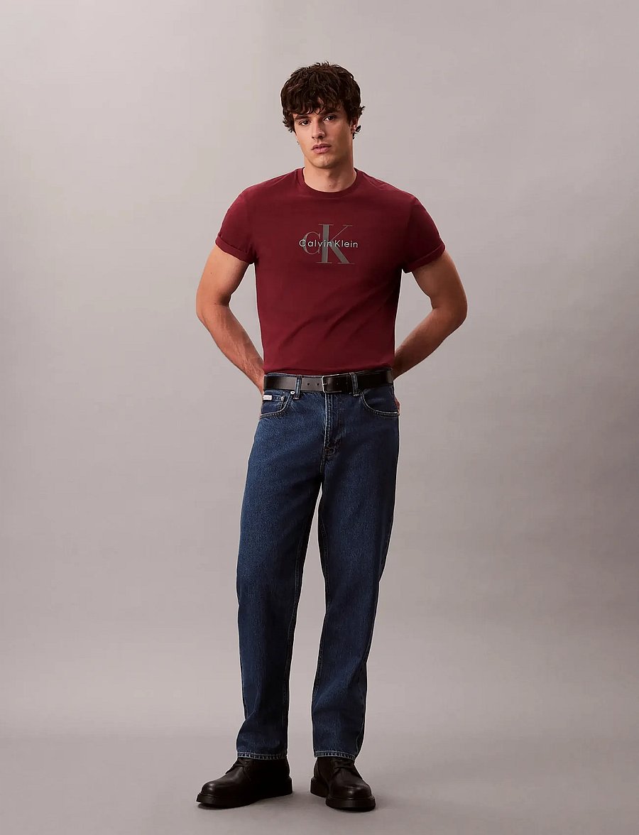 Calvin Klein - 5PKT 90S TAPER HARBOUR BLUE JEAN - schmal zulaufende jeans - harbour blue - 0