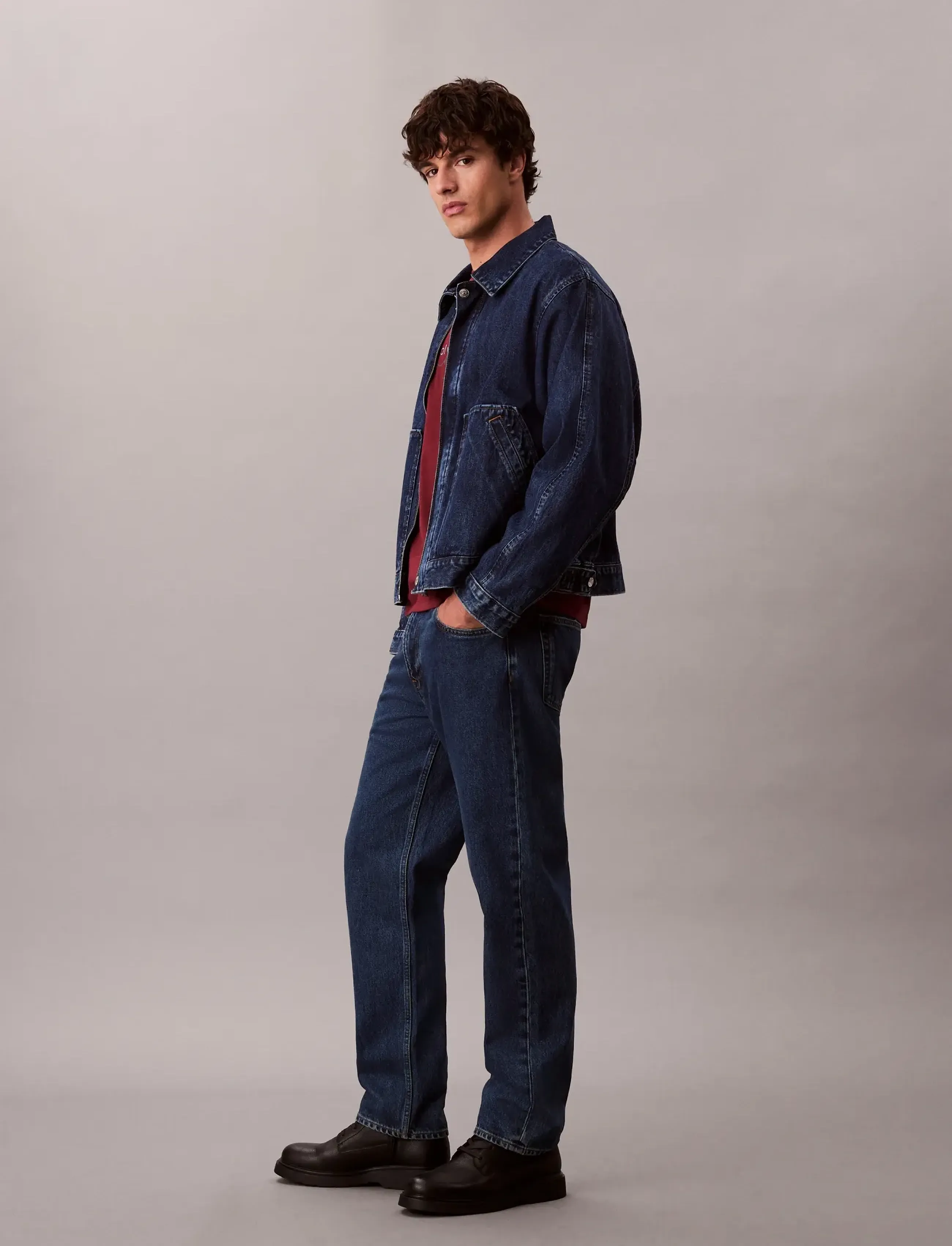 Calvin Klein - 5PKT 90S TAPER HARBOUR BLUE JEAN - tapered jeans - harbour blue - 2