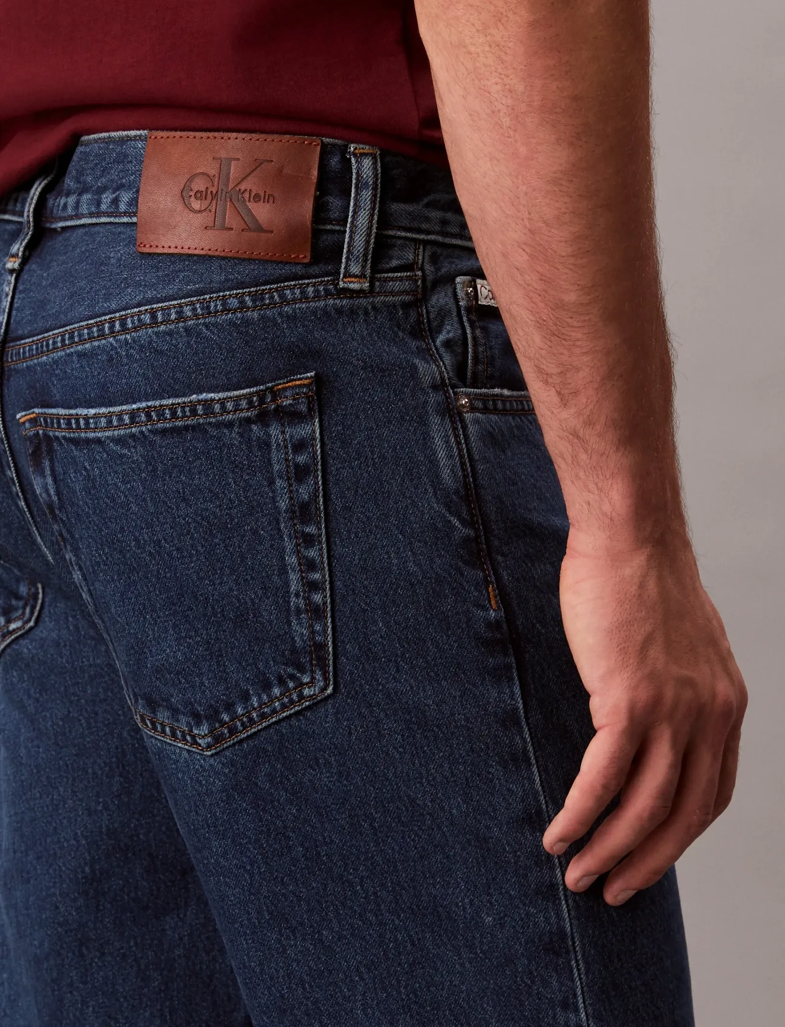 Calvin Klein - 5PKT 90S TAPER HARBOUR BLUE JEAN - tapered jeans - harbour blue - 4