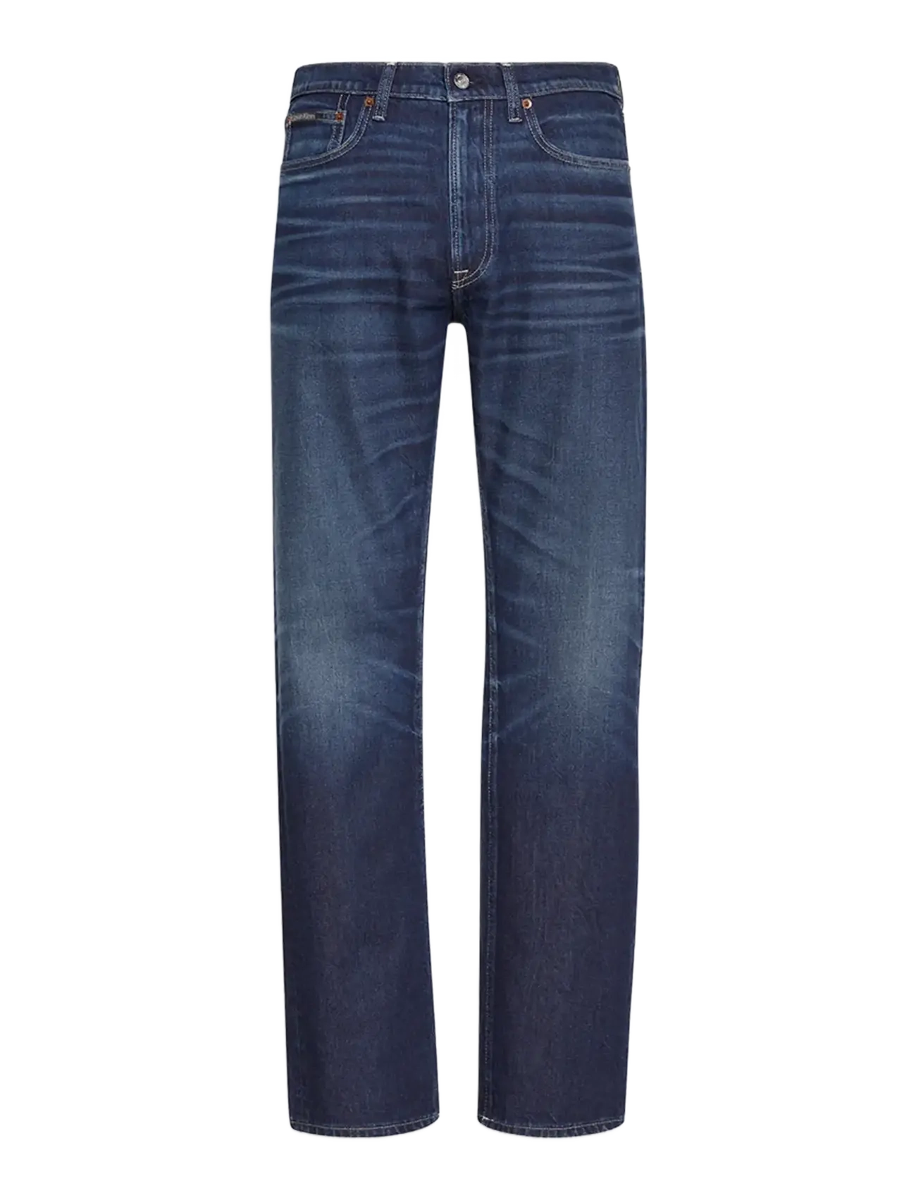 Calvin Klein SLIM STRAIGHT DARK CASPER JEAN - Festkläder till outletpriser - DARK CASPER / navy