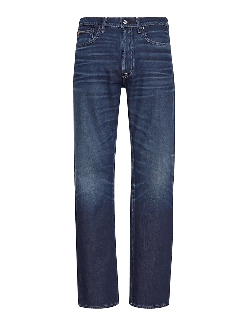 Calvin Klein - SLIM STRAIGHT DARK CASPER JEAN - slim-gallabuxur - dark casper - 1