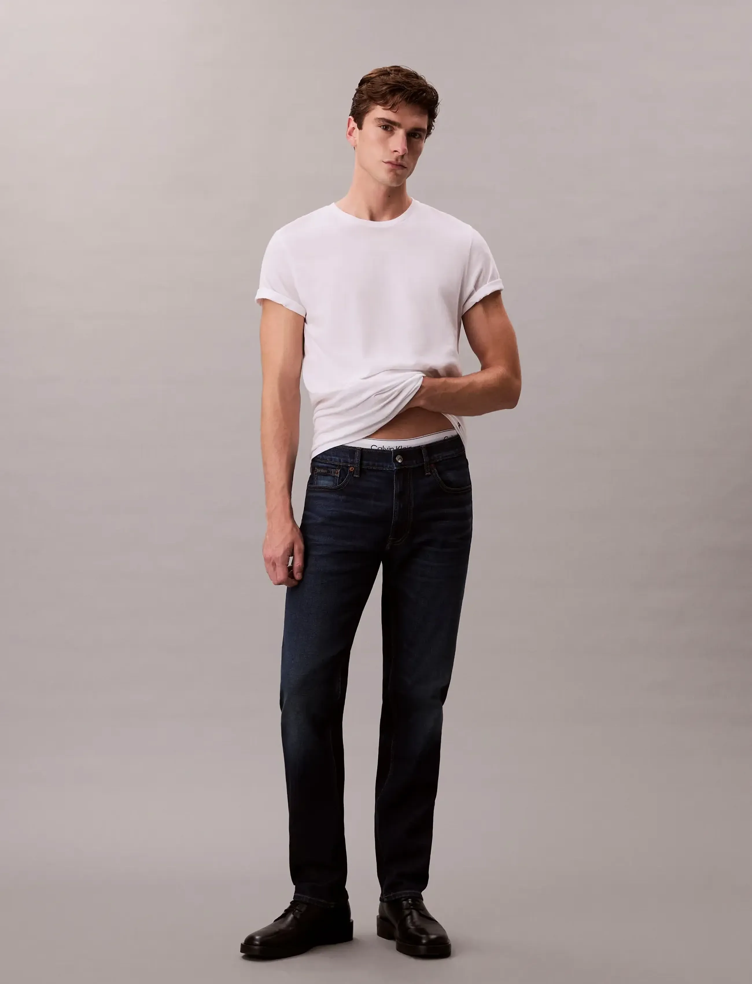 Calvin Klein - SLIM STRAIGHT DARK CASPER JEAN - slim jeans - dark casper - 3