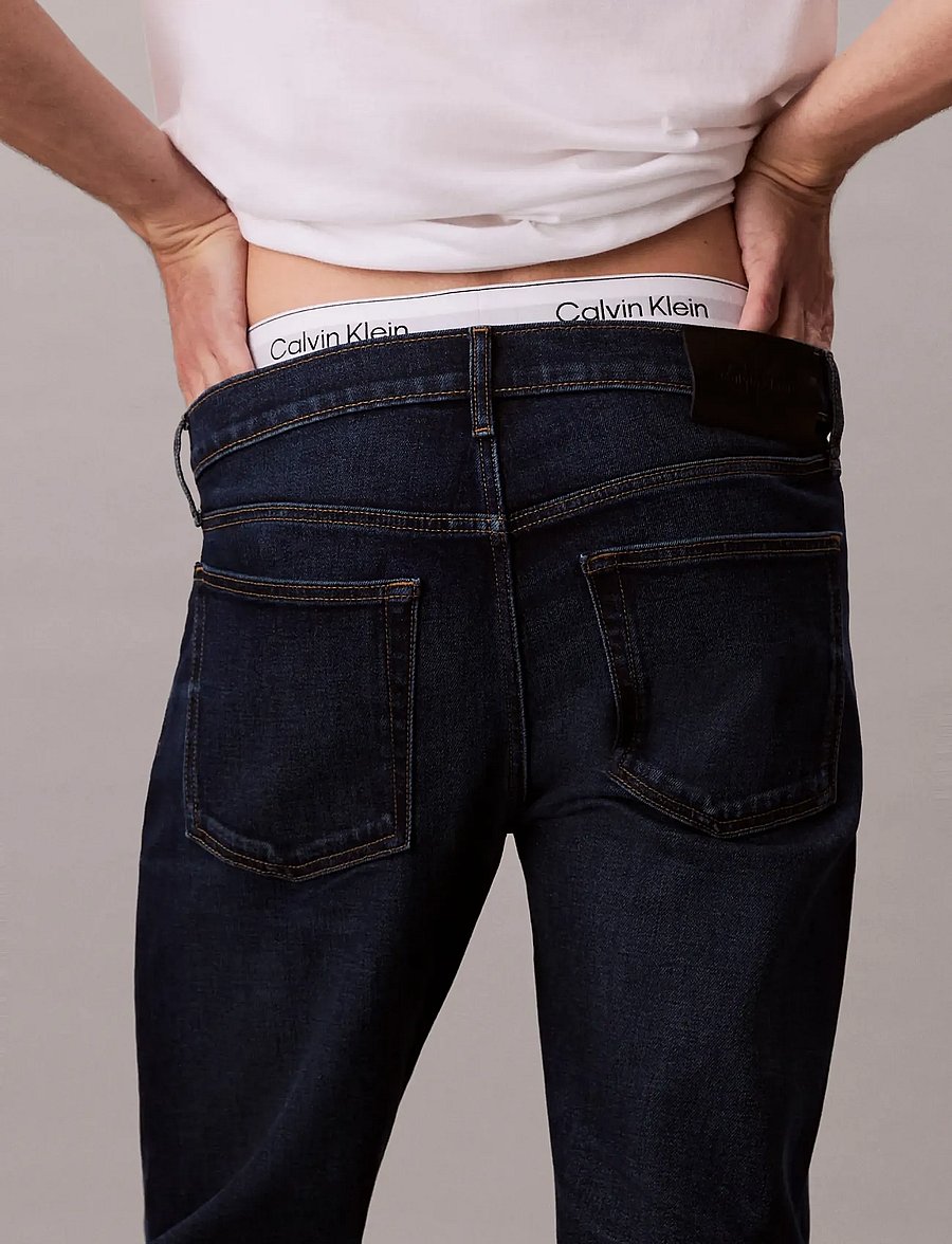 Calvin Klein - SLIM STRAIGHT DARK CASPER JEAN - slim jeans - dark casper - 4