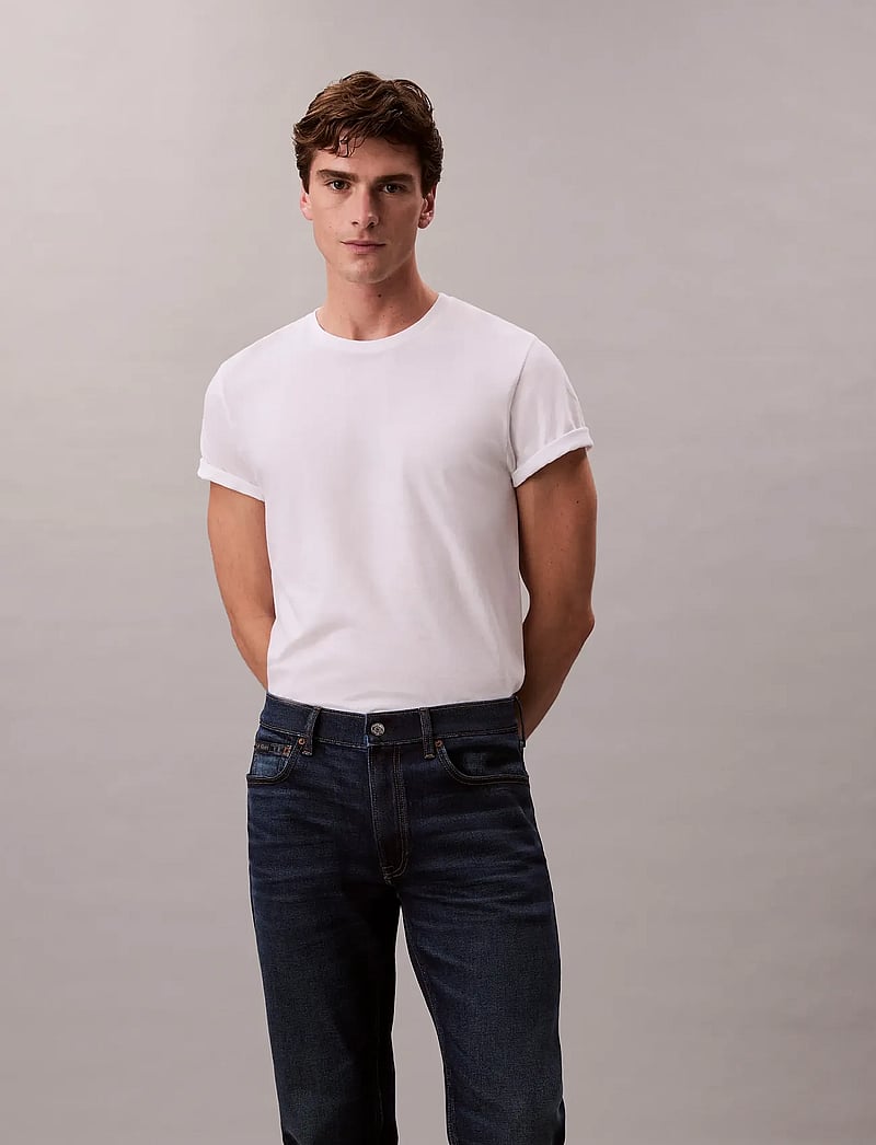 Calvin Klein - SLIM STRAIGHT DARK CASPER JEAN - slim-gallabuxur - dark casper - 5