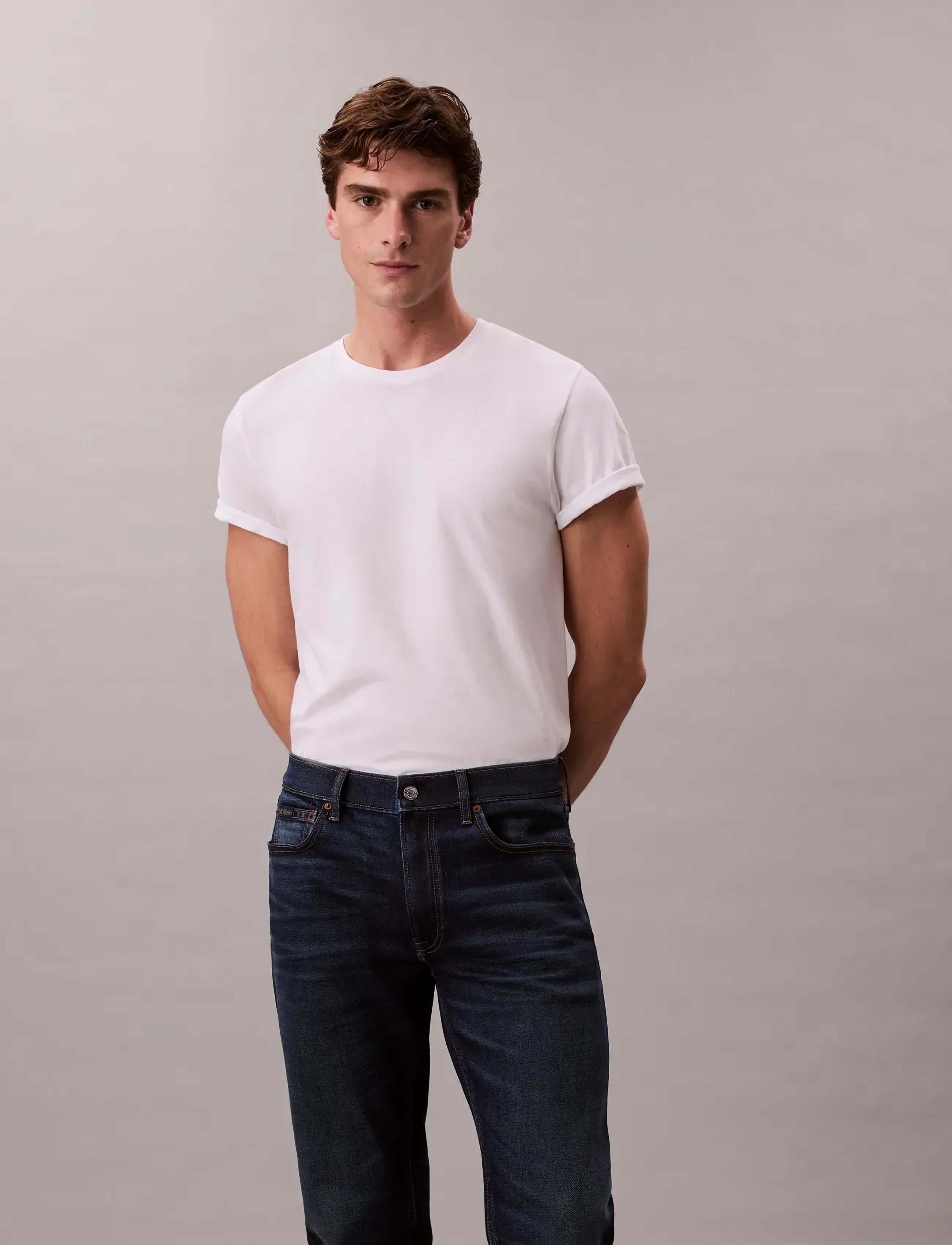 Calvin Klein - SLIM STRAIGHT DARK CASPER JEAN - slim jeans - dark casper - 5