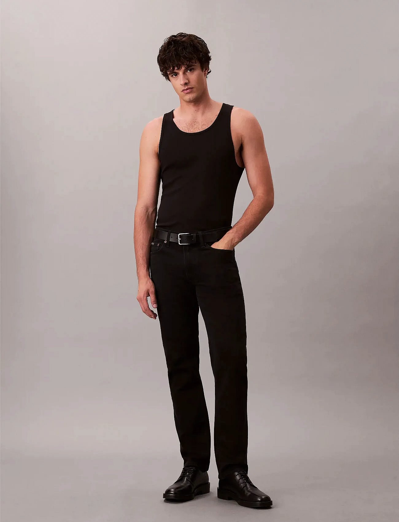 SLIM STRAIGHT JAGUAR BLACK JEAN - JAGUAR