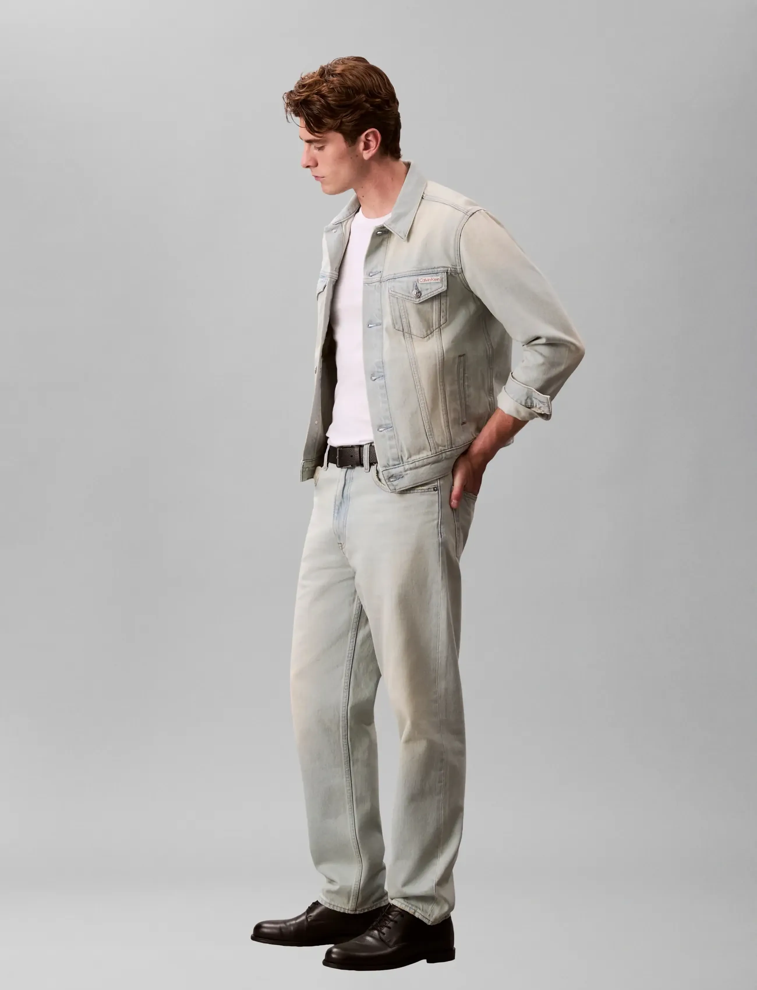 Calvin Klein - 90S TAPER SEAGLASS JEAN - tapered-lõikega teksad - seaglass - 3