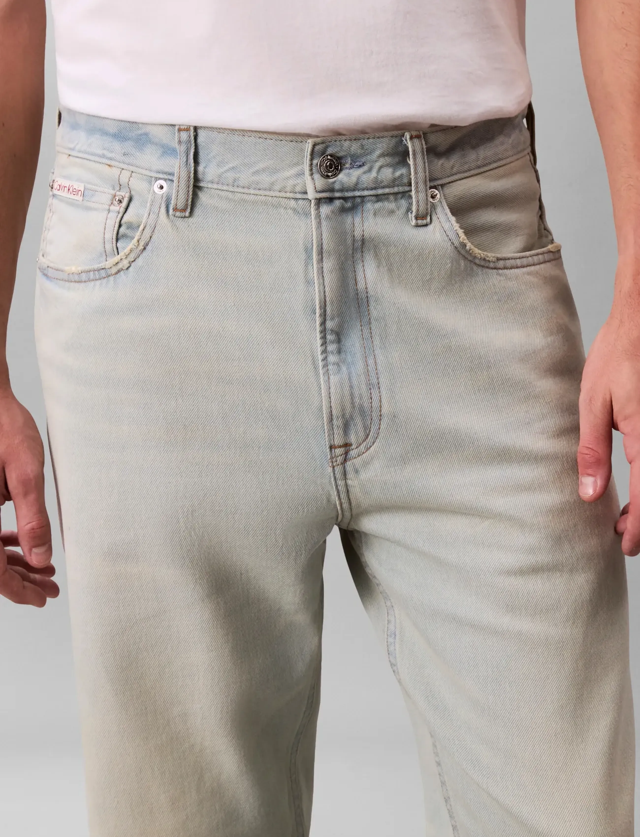 Calvin Klein - 90S TAPER SEAGLASS JEAN - tapered-lõikega teksad - seaglass - 4
