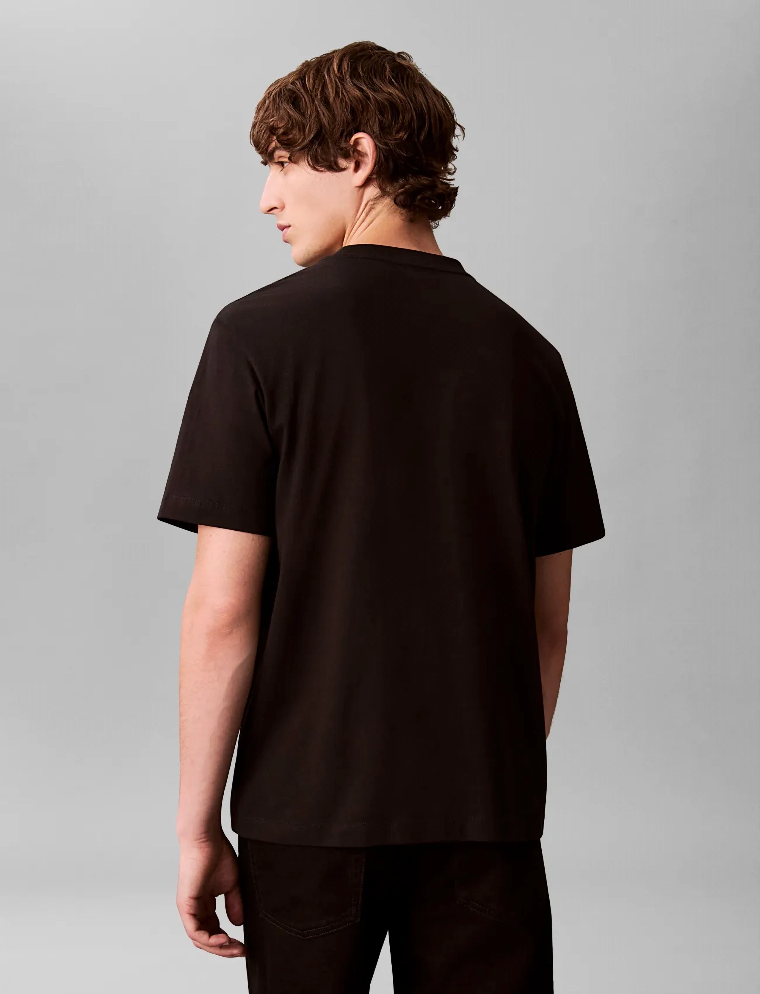 Calvin Klein - SS 20S CALVIN KLEIN MATCHES GRAP - short-sleeved t-shirts - black - 4