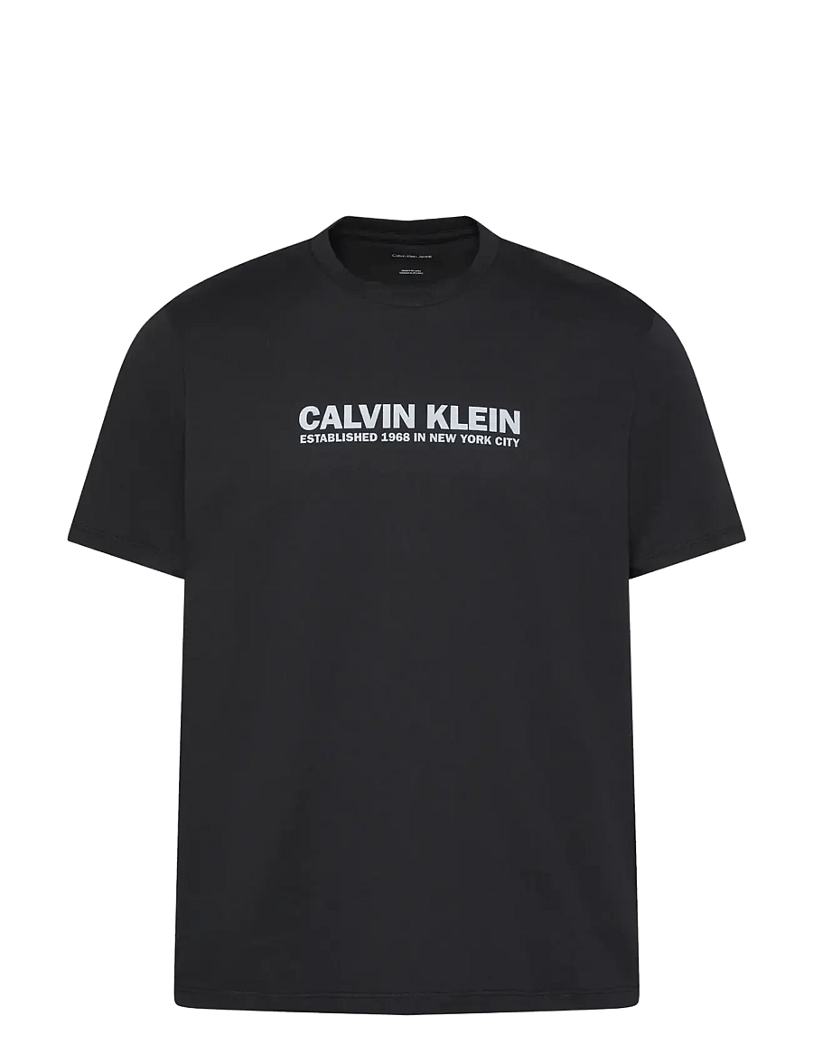 Calvin Klein - SS 30s WHSL SP CALVIN KLEIN GRAP - kurzärmelig - black - 1