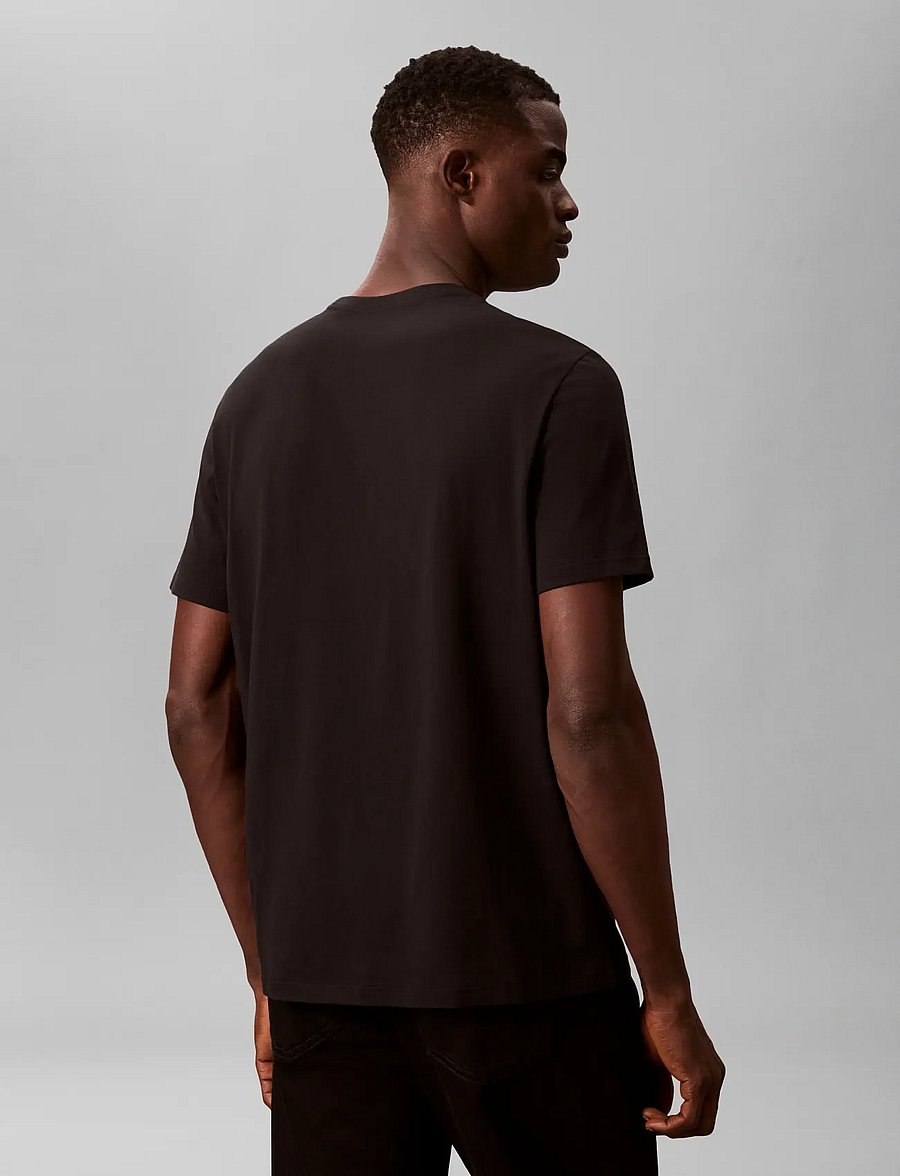 Calvin Klein - SS 30s WHSL SP CALVIN KLEIN GRAP - kurzärmelig - black - 2