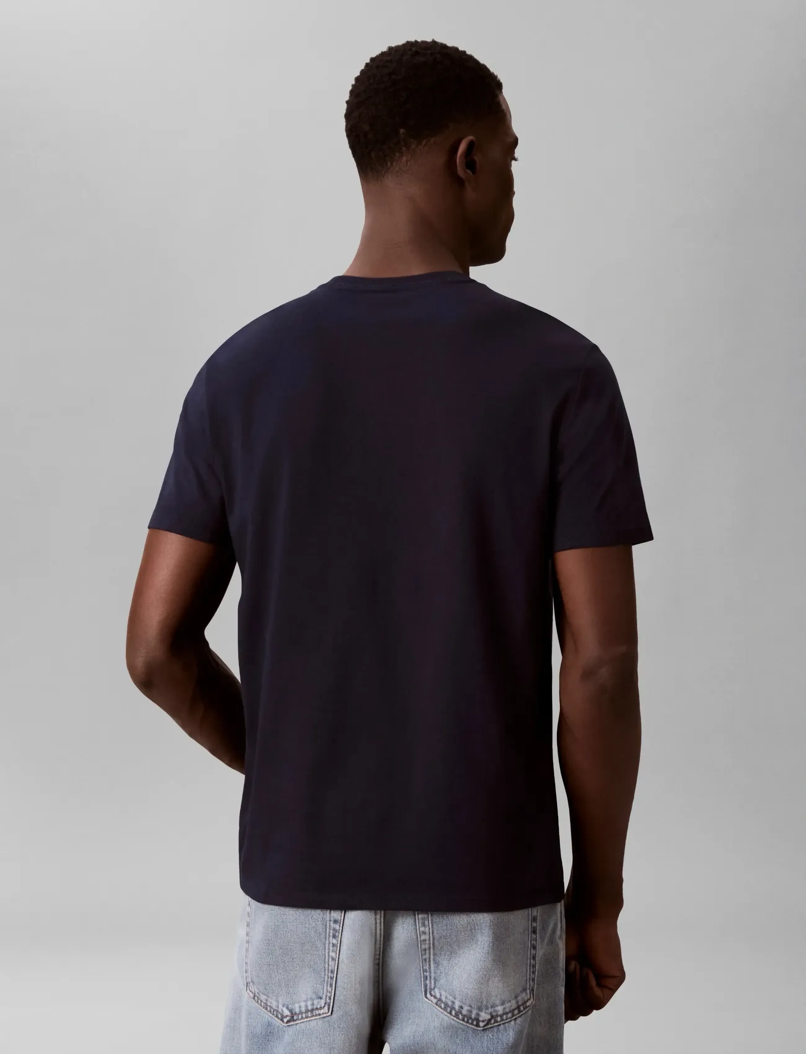 Calvin Klein - SS 30s WHSL SP CALVIN KLEIN GRAP - lühikeste varrukatega t-särgid - dark sapphire - 2
