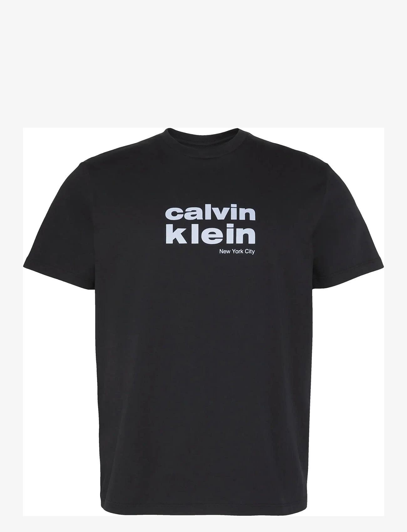 Calvin Klein - SS 30S WHSL CKJ JERSEY GRAPHIC T - lühikeste varrukatega t-särgid - black - 1