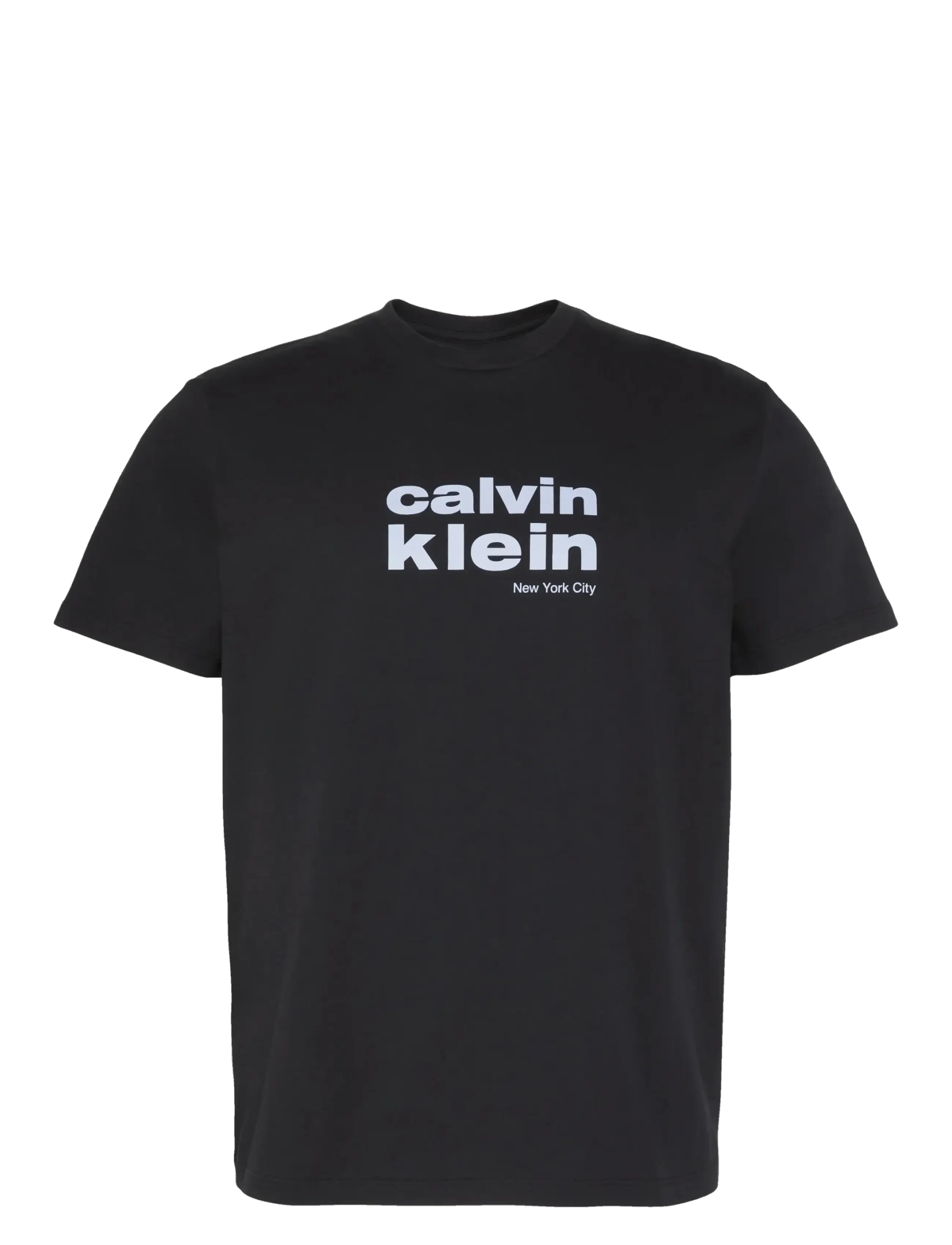 Calvin Klein SS 30S WHSL CKJ JERSEY GRAPHIC T - Lowest prices - BLACK / black