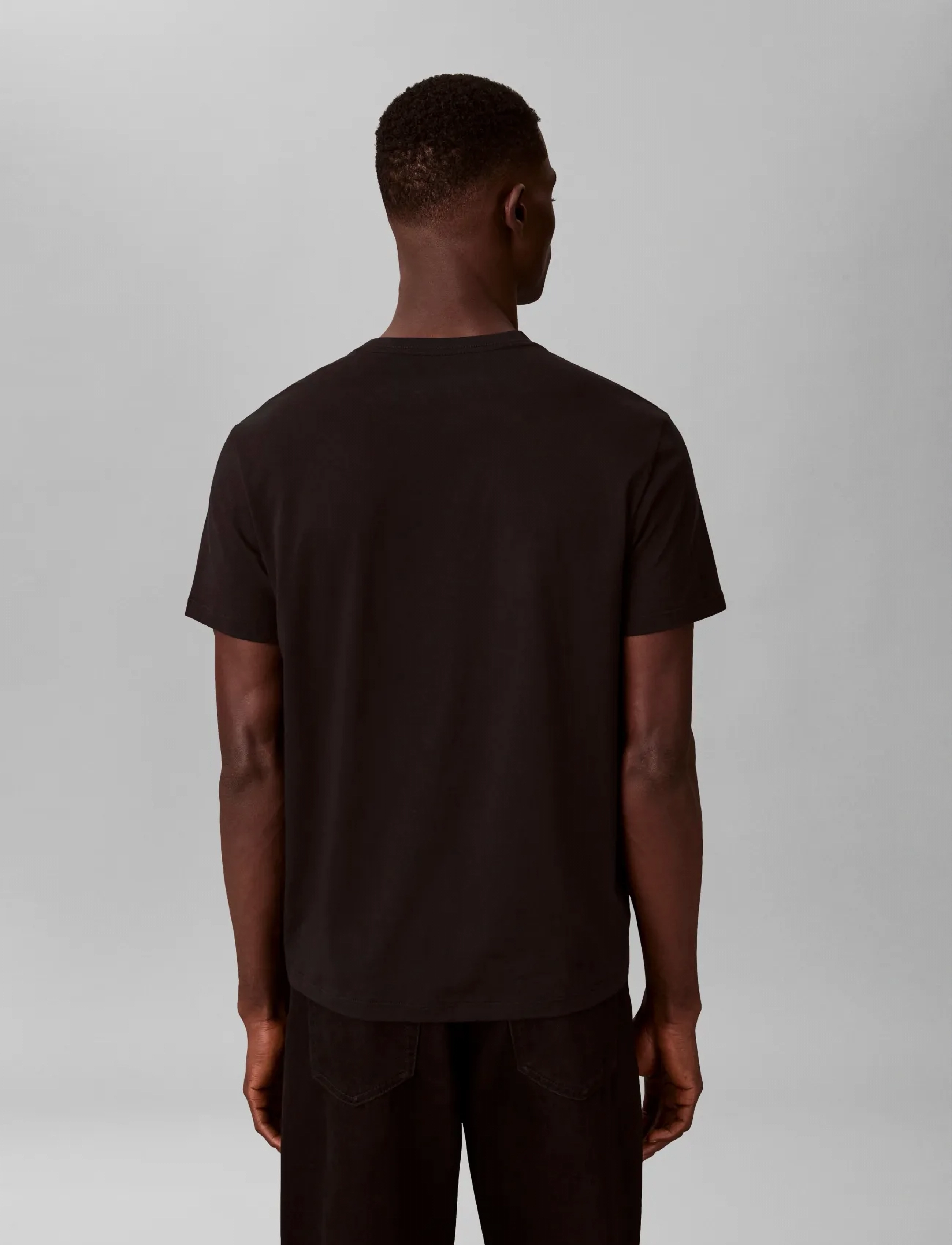 Calvin Klein - SS 30S WHSL CKJ JERSEY GRAPHIC T - lühikeste varrukatega t-särgid - black - 3