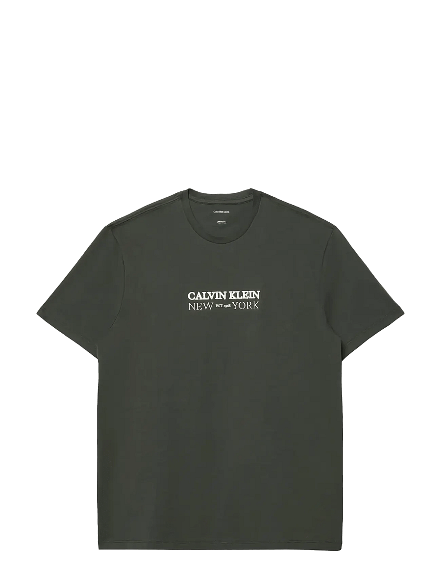 Calvin Klein - SS 20S WHSL SP CKLEIN NY GRAPHIC - kurzärmelige t-shirts - pirate black - 1