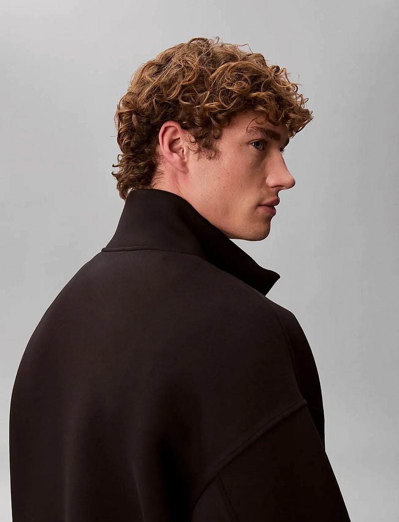 Calvin Klein - LS SPACER MOCK NECK QTR ZIP - shop efter anledning - black - 4