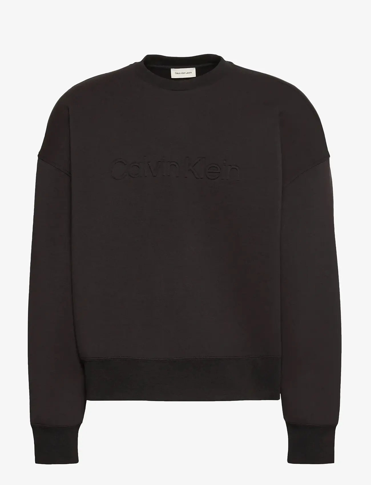 Calvin Klein - SPACER CREWNECK SWEATSHIRT - shop efter anledning - black - 1