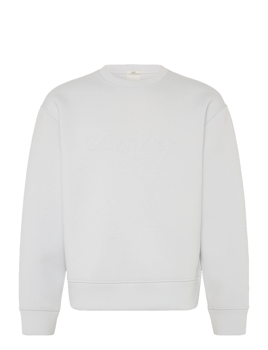 Calvin Klein - SPACER CREWNECK SWEATSHIRT - shop by occasion - marble gray - 1