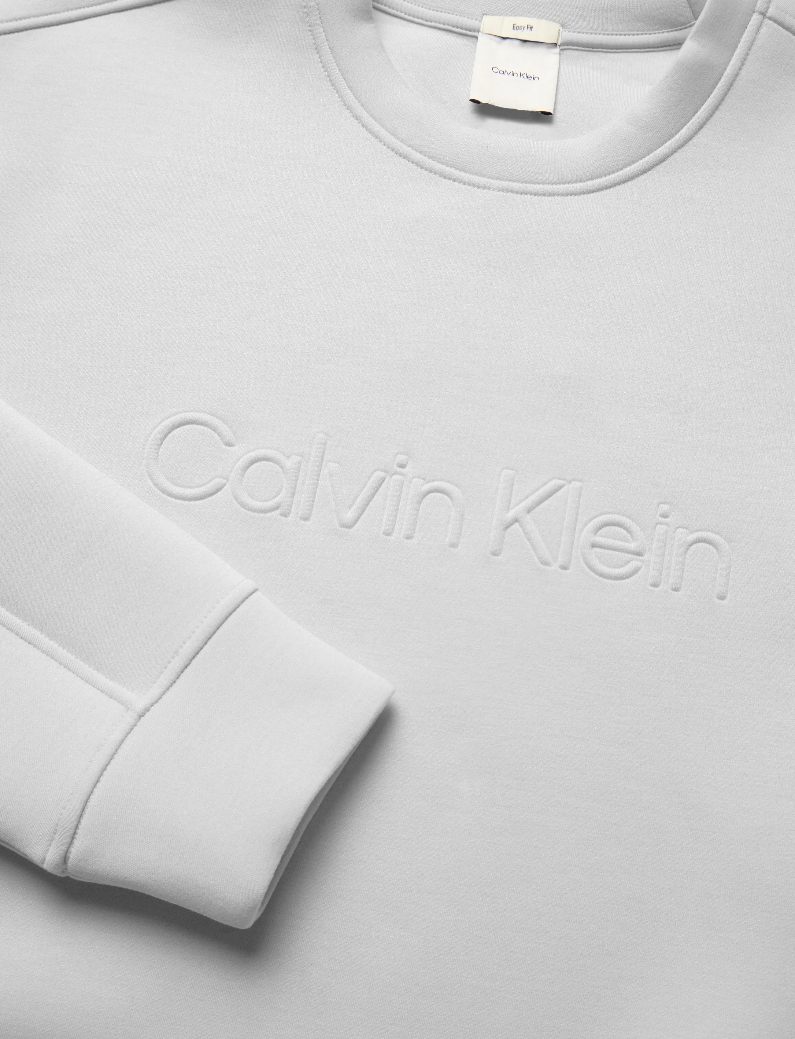 Calvin Klein - SPACER CREWNECK SWEATSHIRT - shop by occasion - marble gray - 2