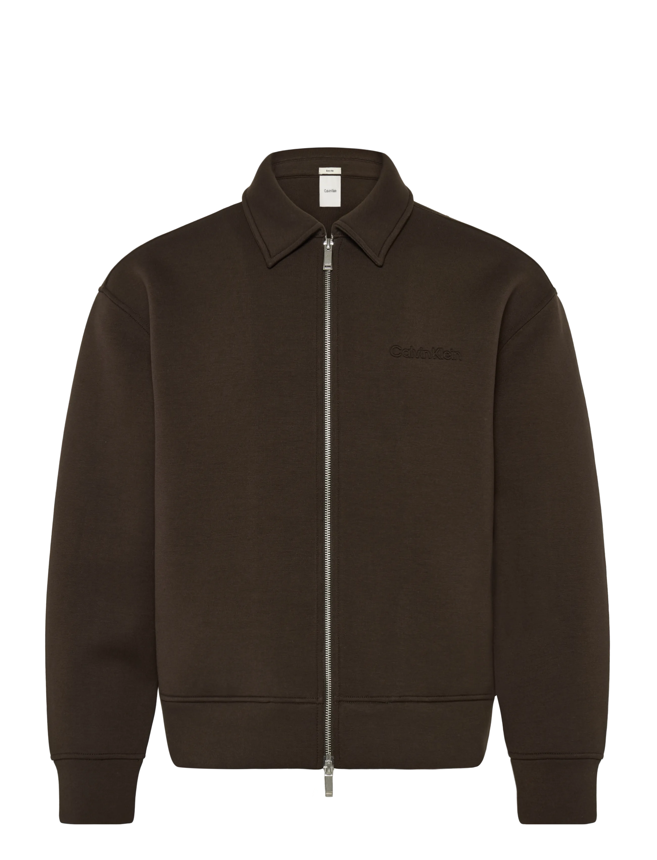 CALVIN KLEIN Ls Cooling Spacer Fz Shirt Jacke Braun - M - Herren