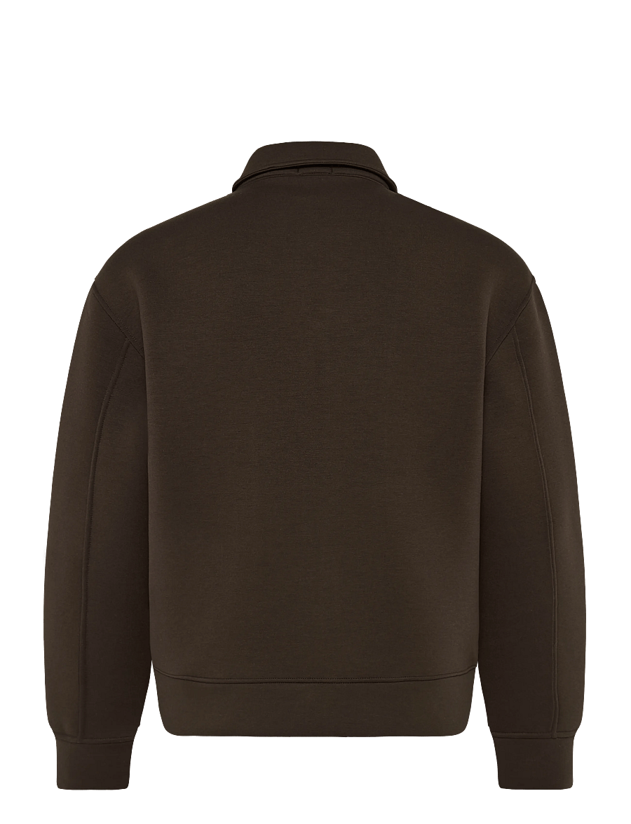 Calvin Klein - LS COOLING SPACER FZ SHIRT JACKE - forårsjakker - dark coffee - 2