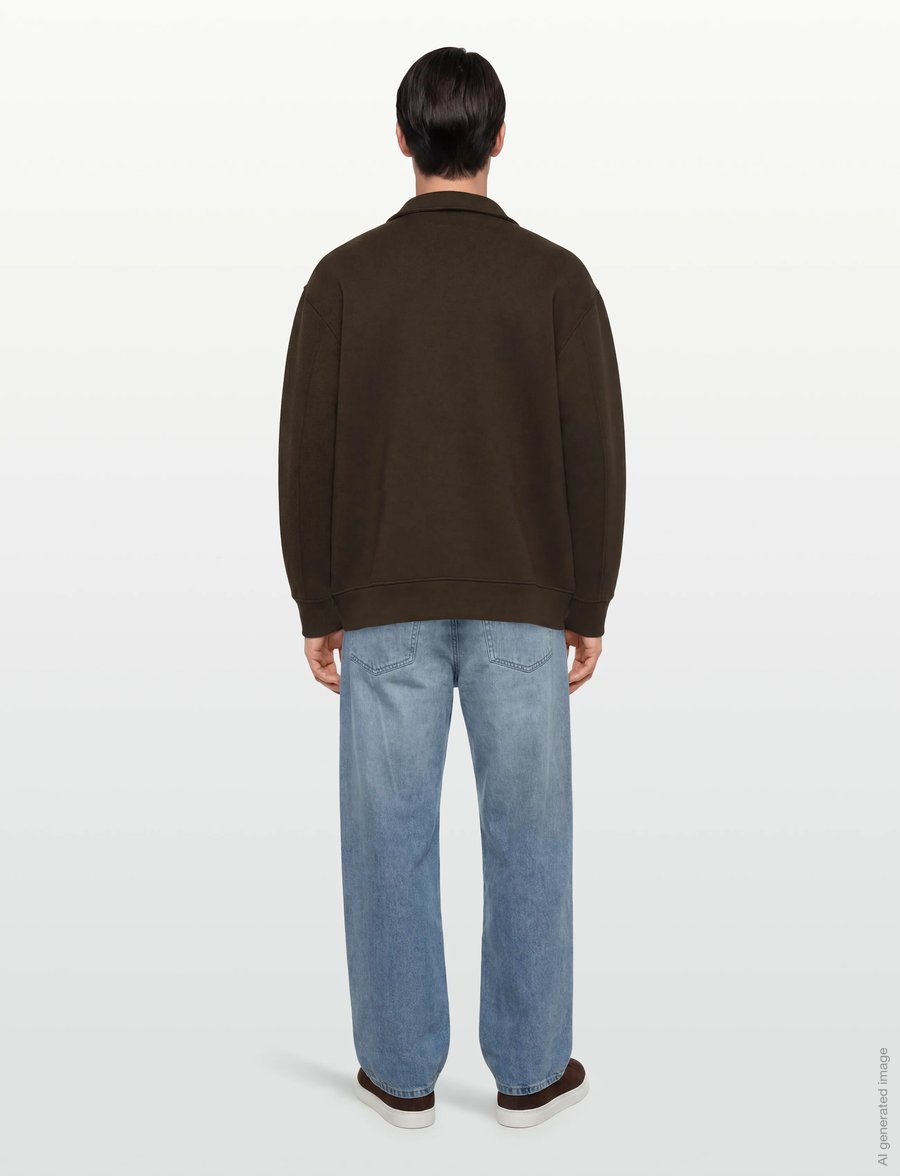 Calvin Klein - LS COOLING SPACER FZ SHIRT JACKE - forårsjakker - dark coffee - 4