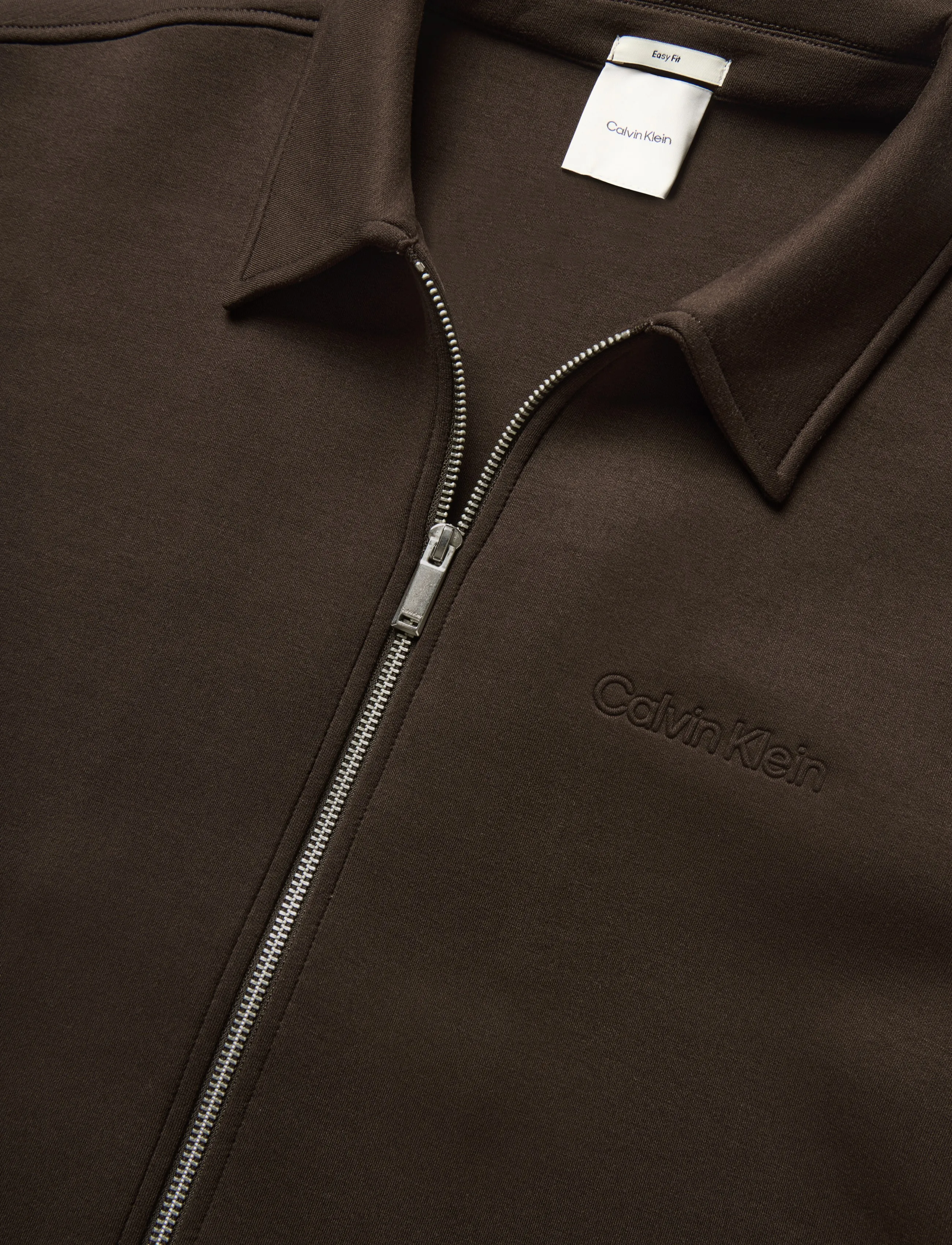 Calvin Klein - LS COOLING SPACER FZ SHIRT JACKE - forårsjakker - dark coffee - 5