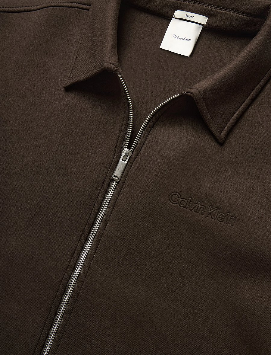 Calvin Klein - LS COOLING SPACER FZ SHIRT JACKE - forårsjakker - dark coffee - 5