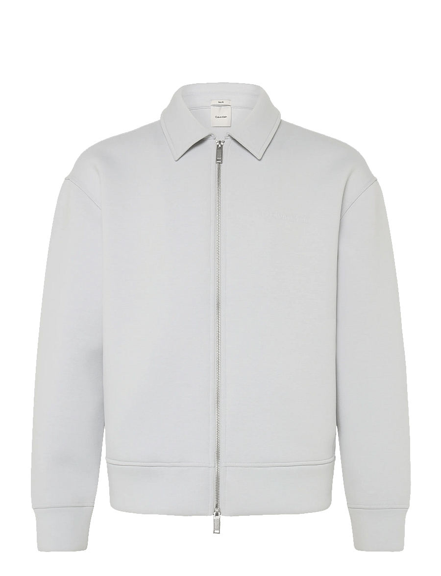 Calvin Klein - LS COOLING SPACER FZ SHIRT JACKE - forårsjakker - marble gray - 1