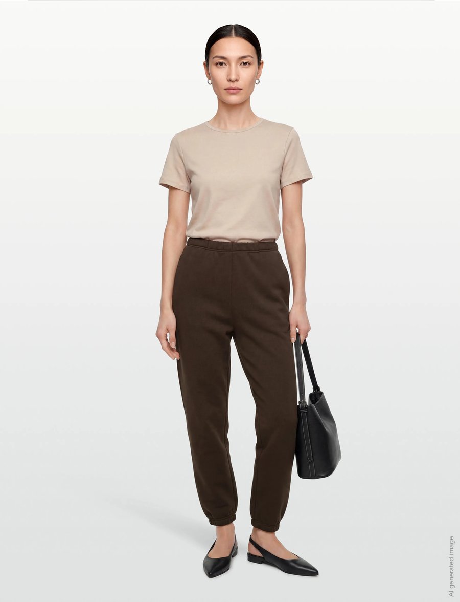 Calvin Klein - COOLING SPACER EMBOSSED LOGO JOG - shoppa efter tillfälle - dark coffee - 0
