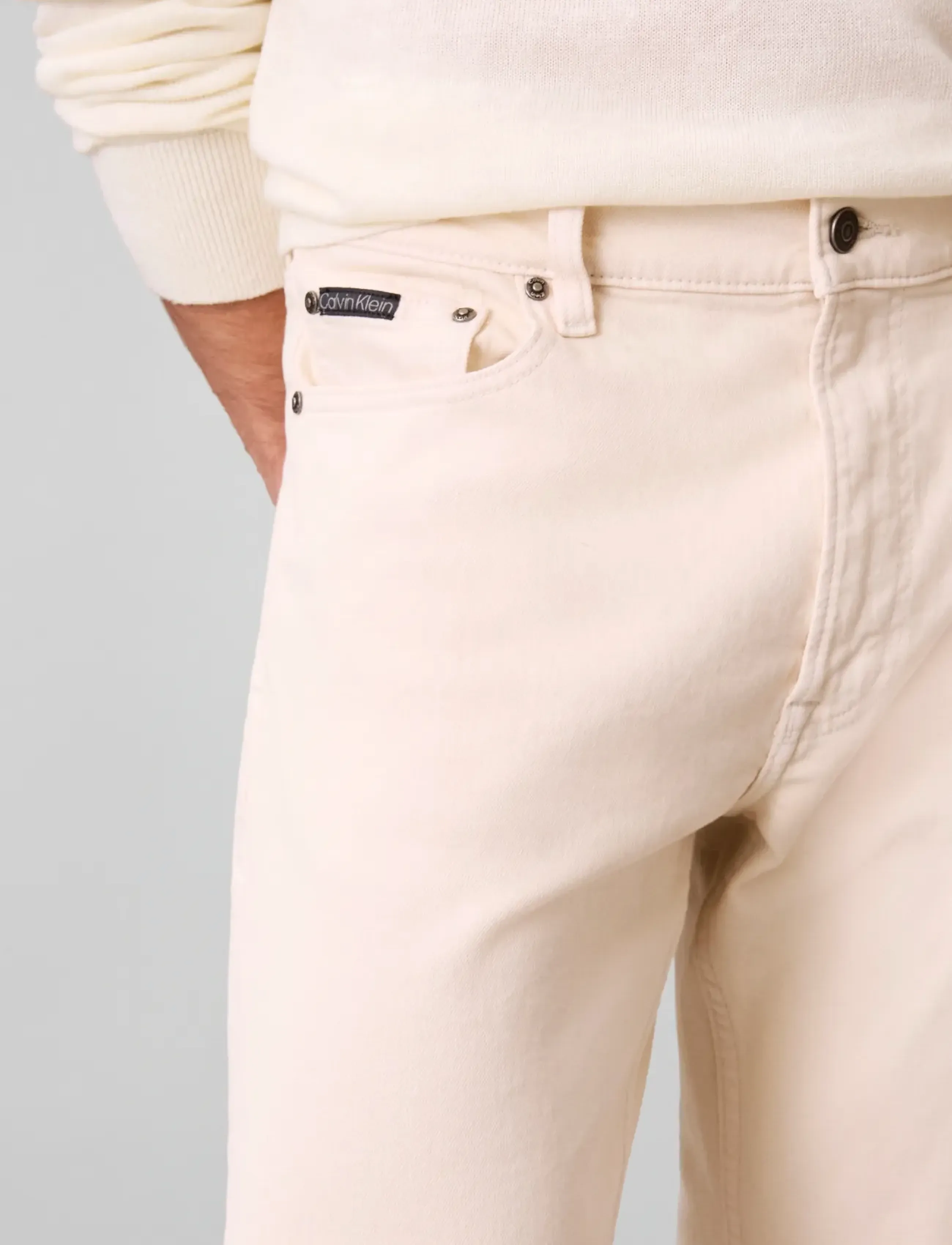 Calvin Klein - SLIM STRAIGHT CK NATURAL SW JEAN - ck natural - 4