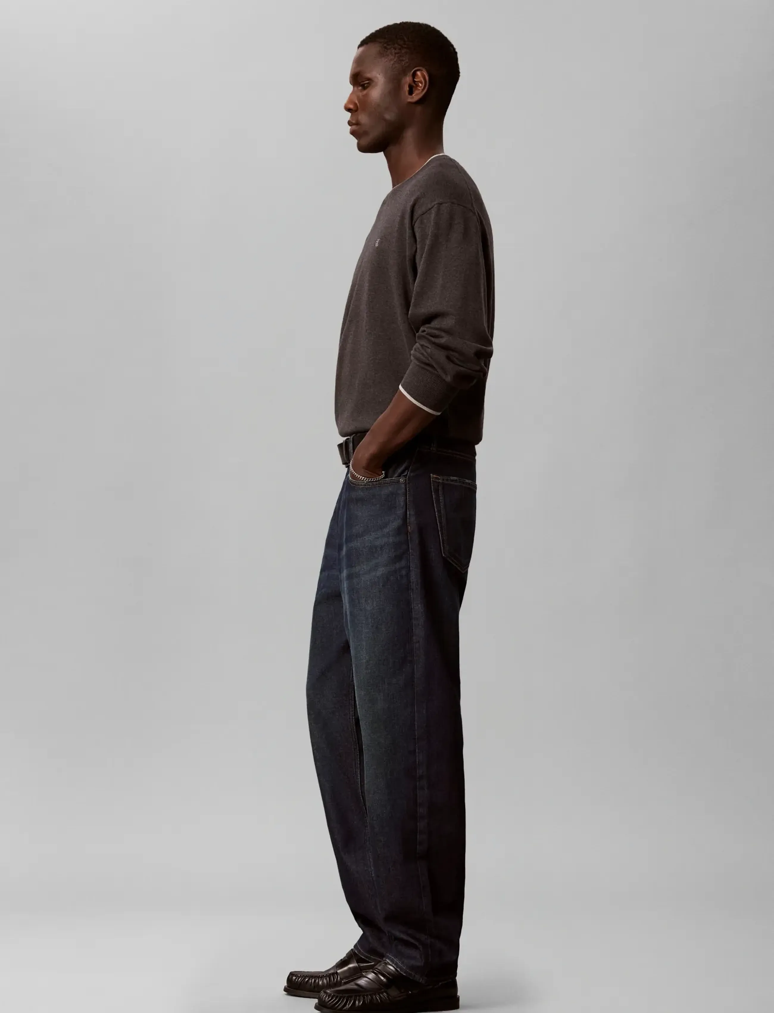 Calvin Klein 90S TAPER RIPTIDE JEAN - Streetstyle - RIPTIDE / navy