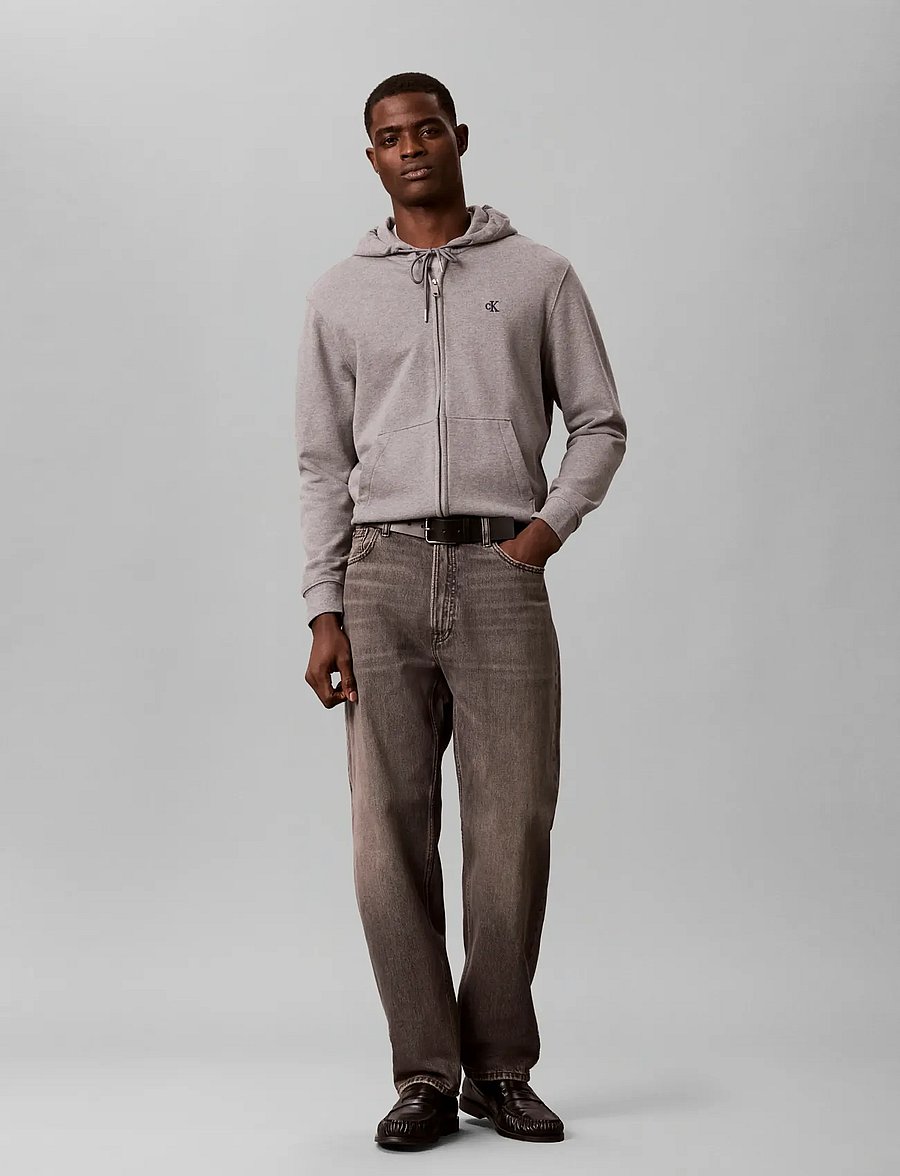 Calvin Klein - 90S TAPER DUST CROW GREY JEAN - dust crow grey - 0