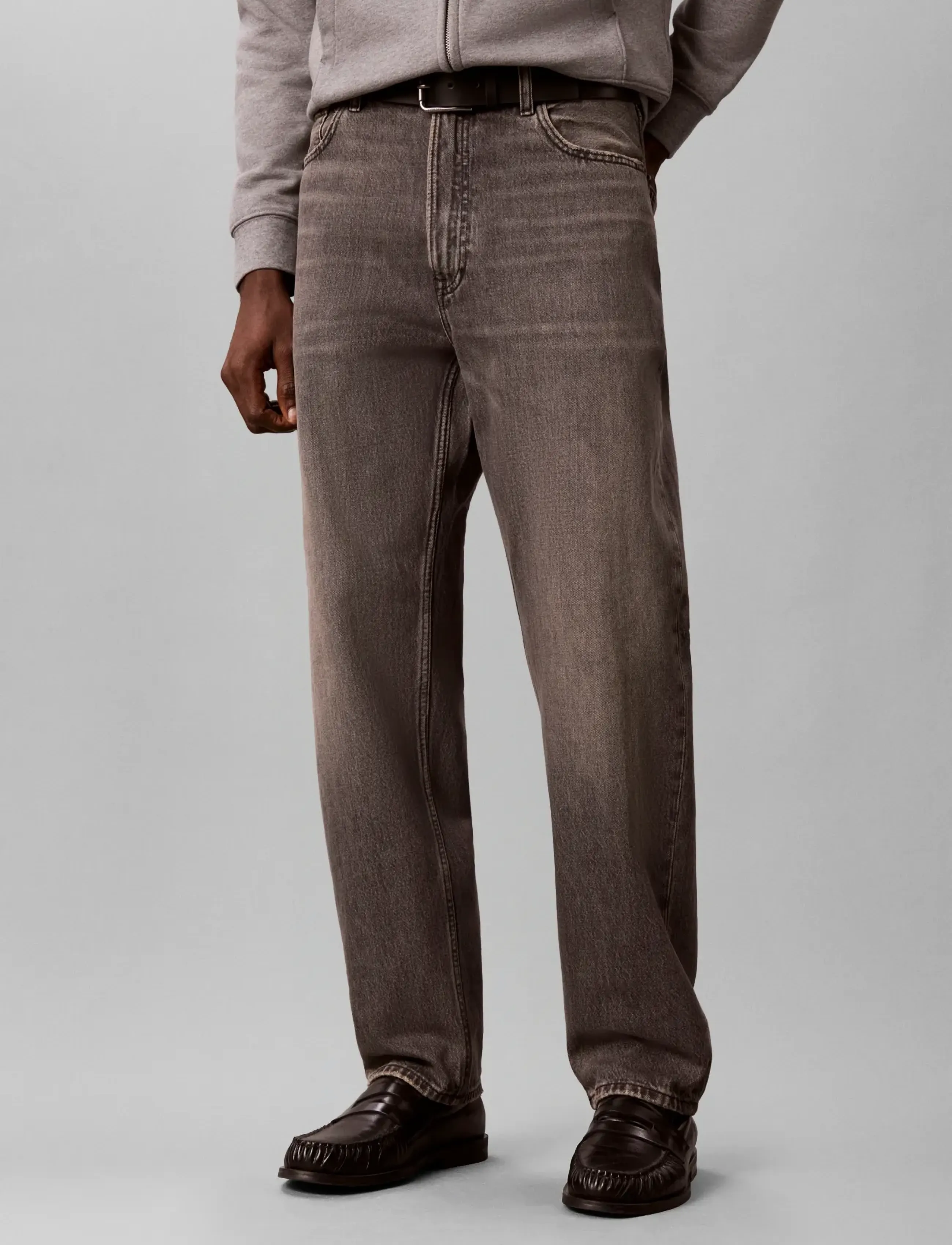 Calvin Klein - 90S TAPER DUST CROW GREY JEAN - dust crow grey - 3
