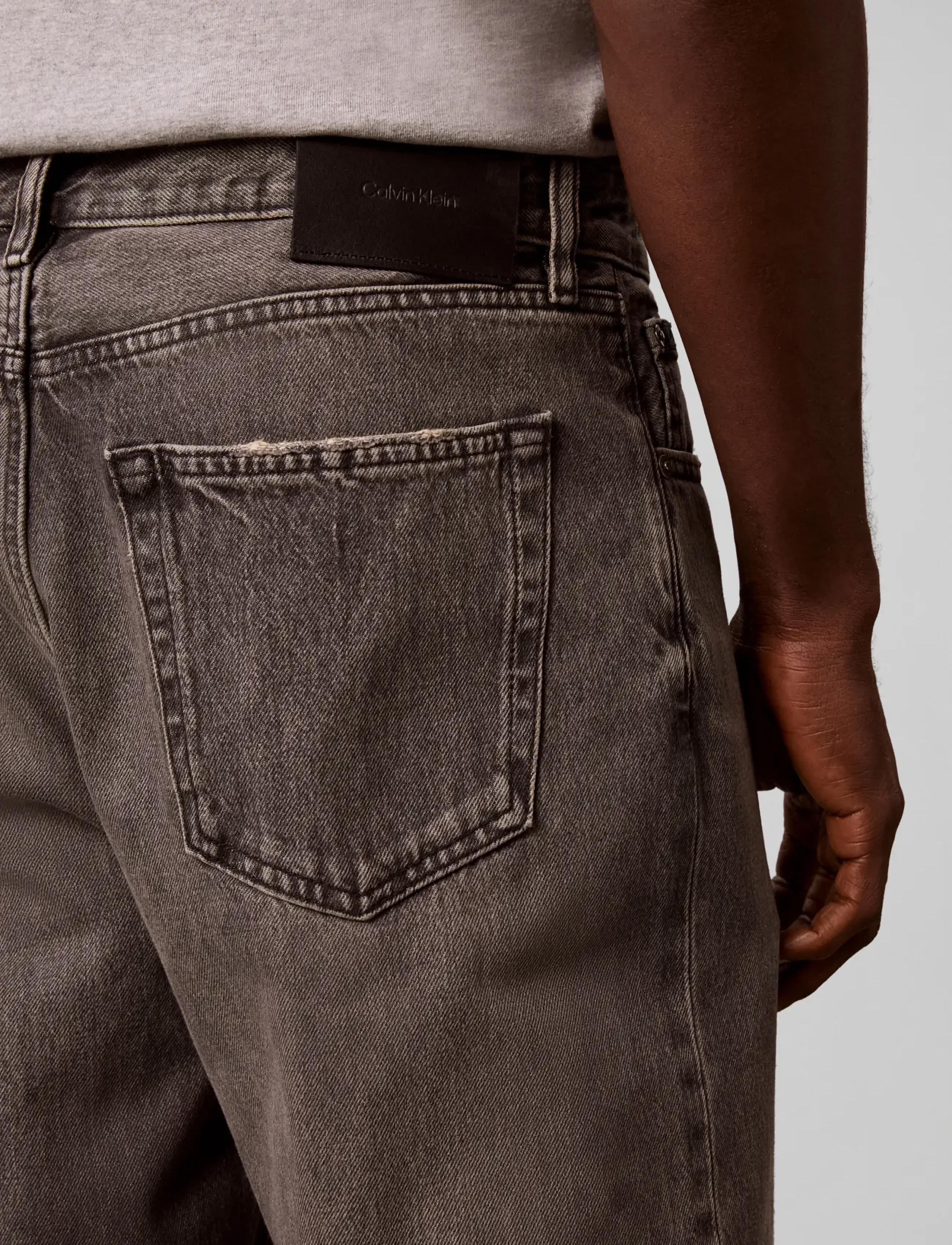 Calvin Klein - 90S TAPER DUST CROW GREY JEAN - dust crow grey - 5