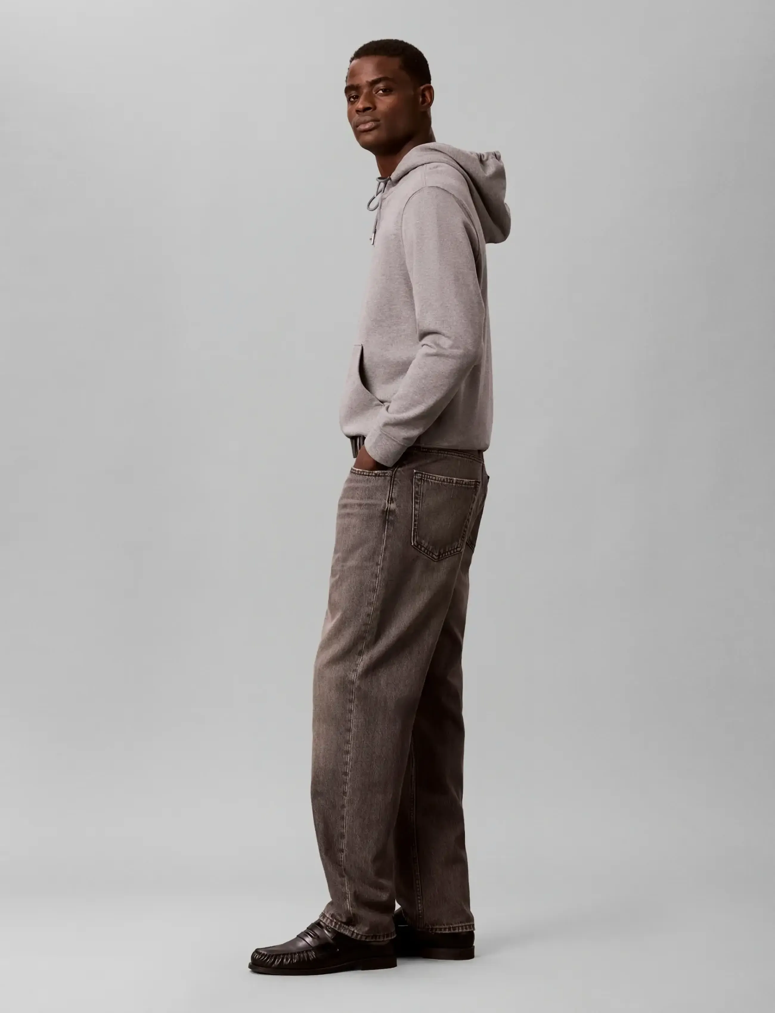 Calvin Klein 90S TAPER DUST CROW GREY JEAN - Streetstyle - DUST CROW GREY / grey