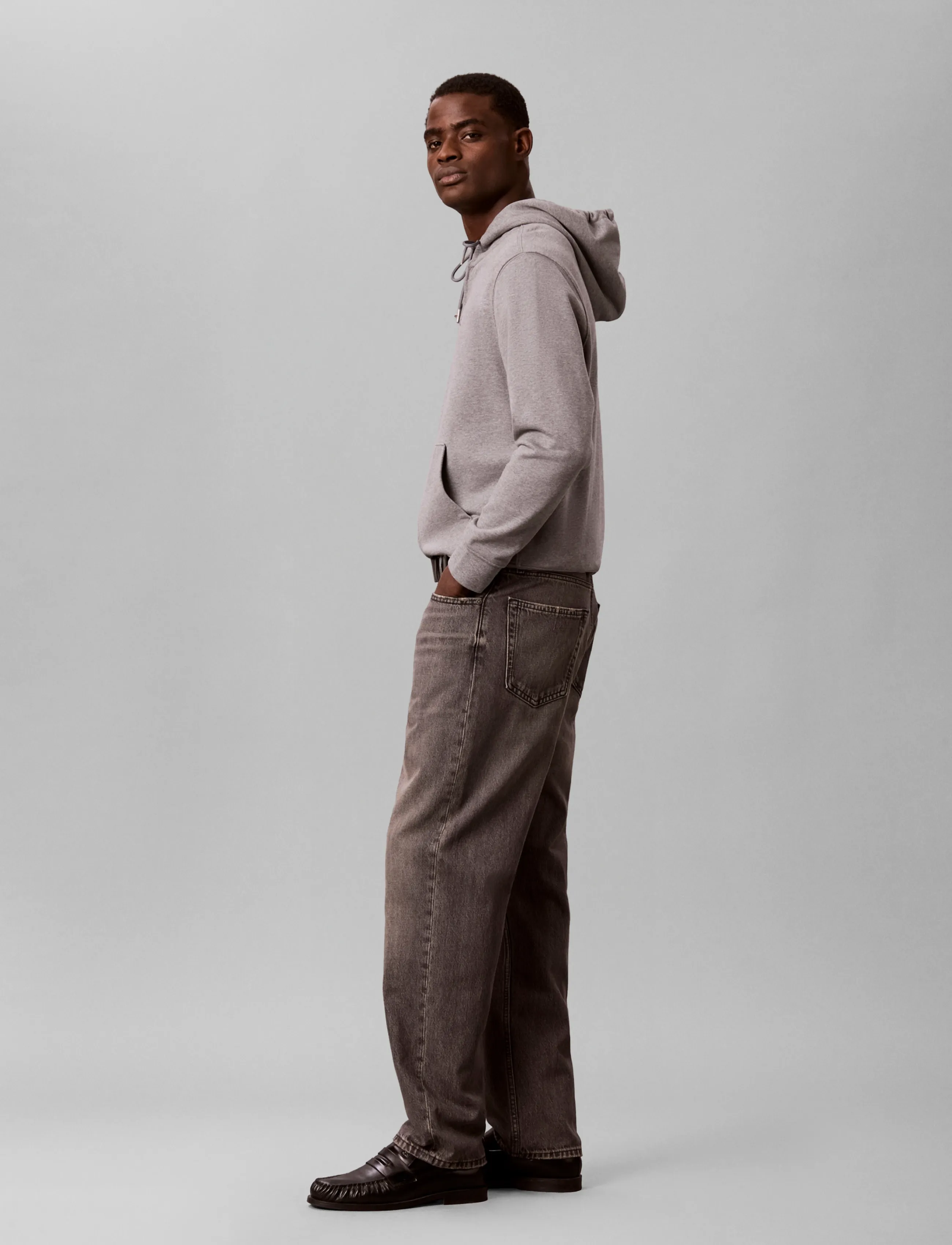 Calvin Klein 90S TAPER DUST CROW GREY JEAN - Streetstyle - DUST CROW GREY / grey