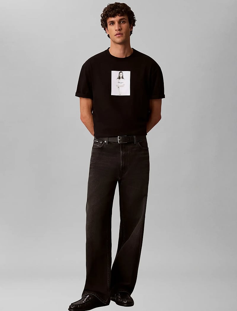 Calvin Klein - OBSESSION RELAXED TEE - short-sleeved t-shirts - black - 0