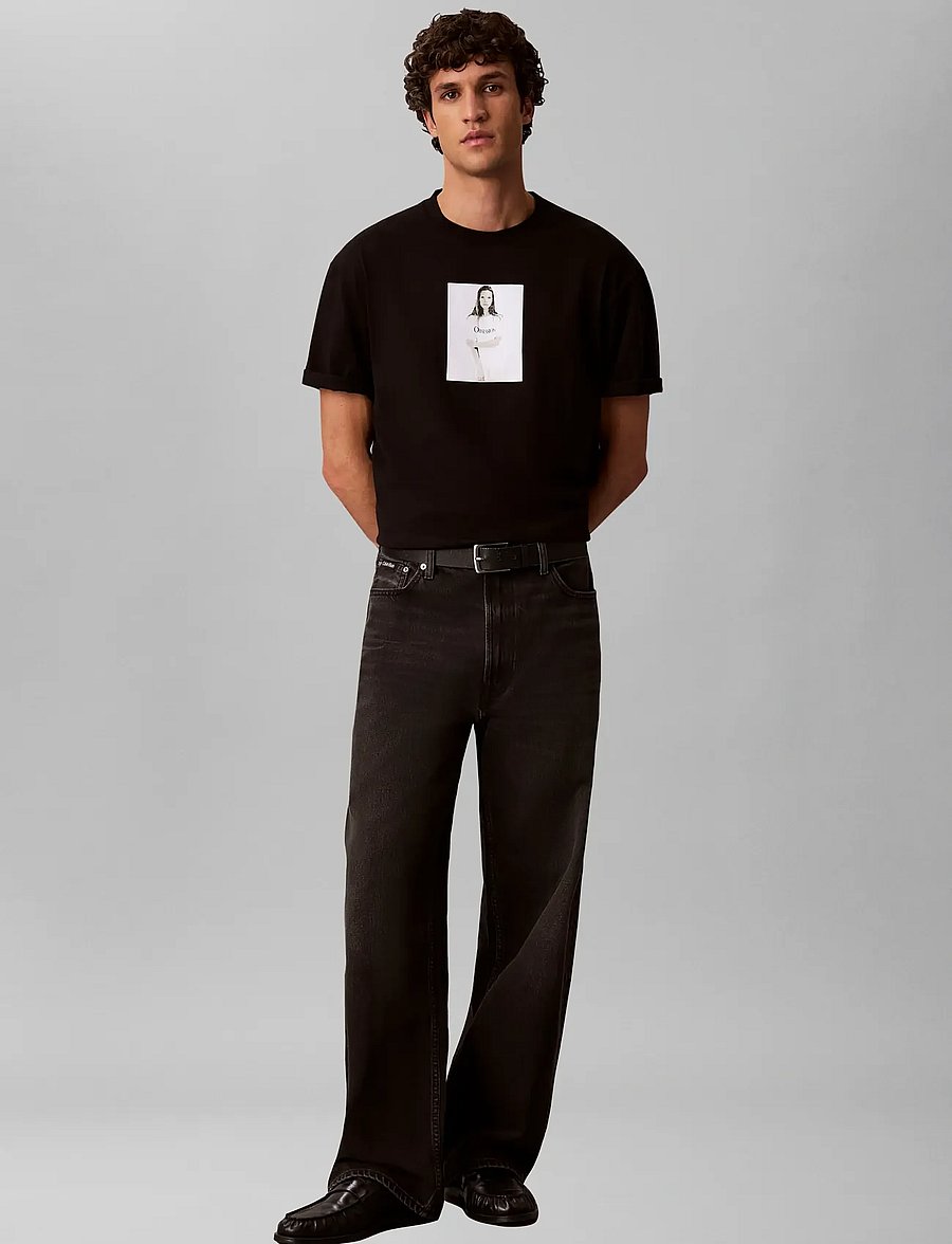 Calvin Klein - OBSESSION RELAXED TEE - kortærmede t-shirts - black - 0
