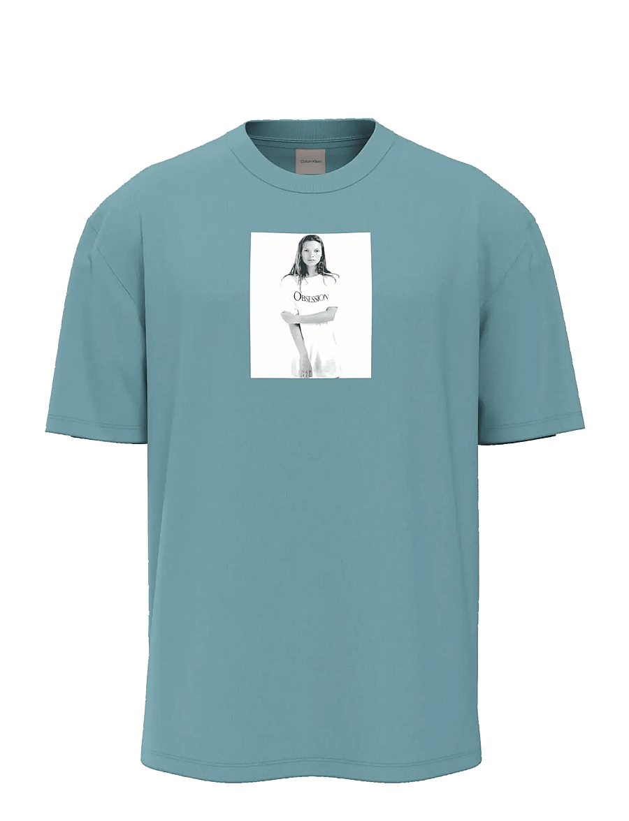 Calvin Klein - OBSESSION RELAXED TEE - kurzärmelige t-shirts - stillwater - 1