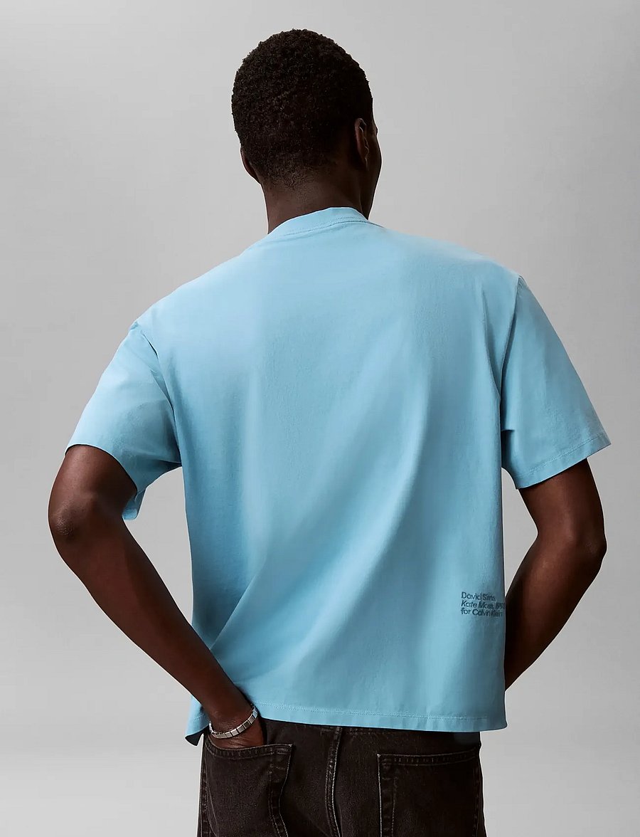 Calvin Klein - OBSESSION RELAXED TEE - kurzärmelige t-shirts - stillwater - 2