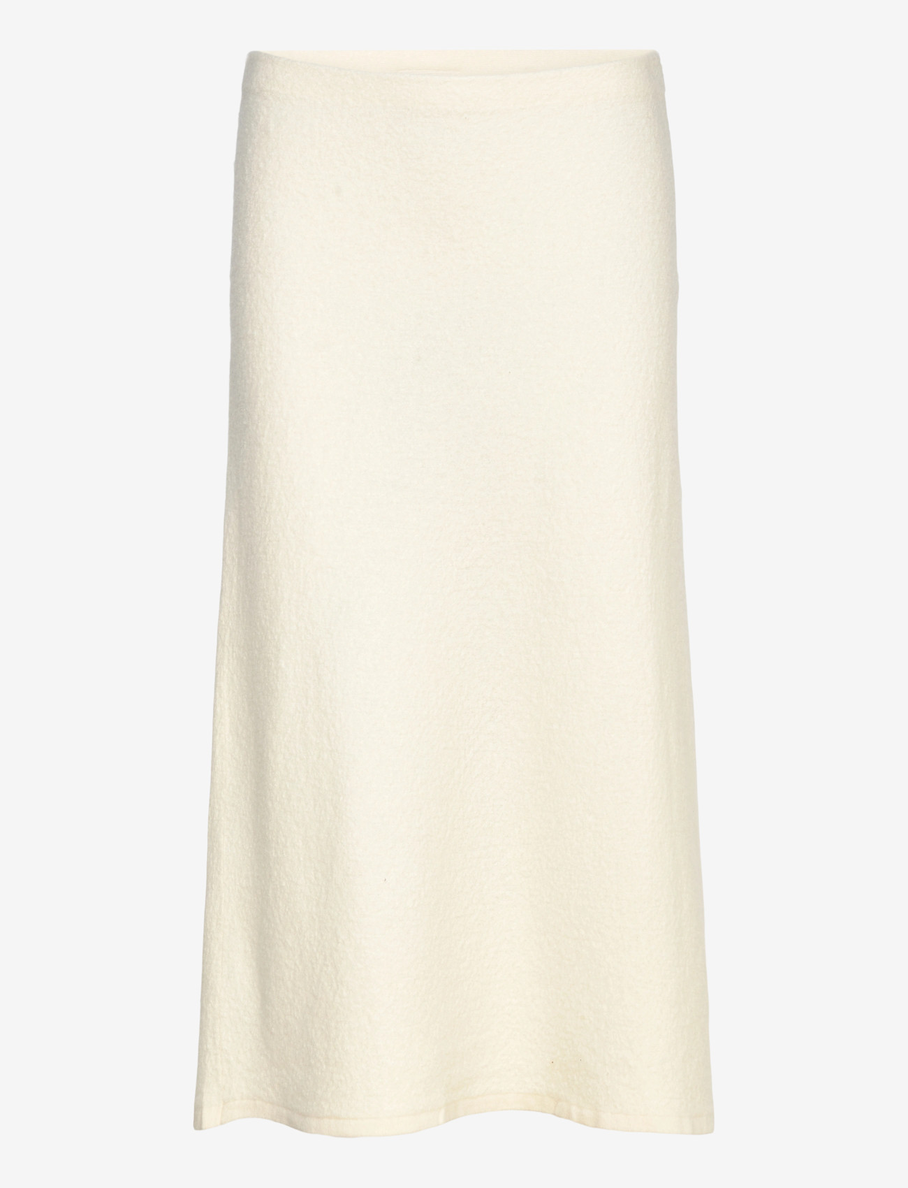 Calvin Klein - BOILED WOOL MIDI SKIRT - midi-röcke - white greige - 1